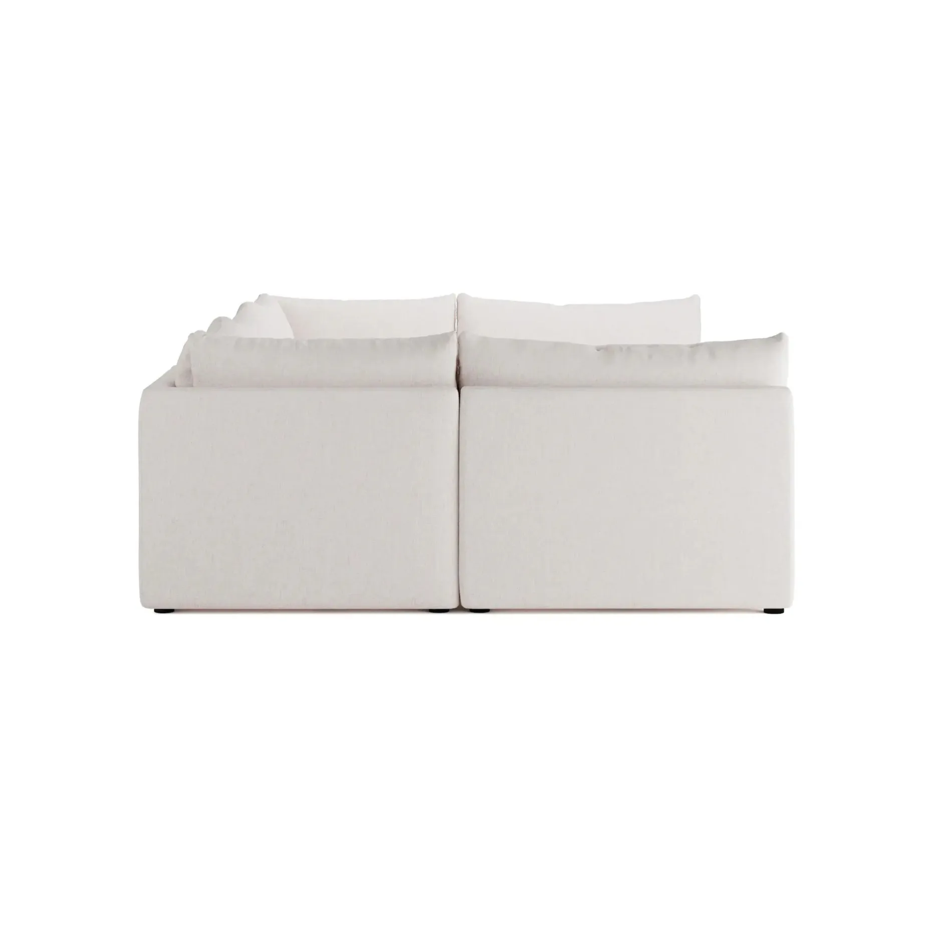 Leigh 121.5" Modular 5-Seater U-Shaped Sectional - Napa White