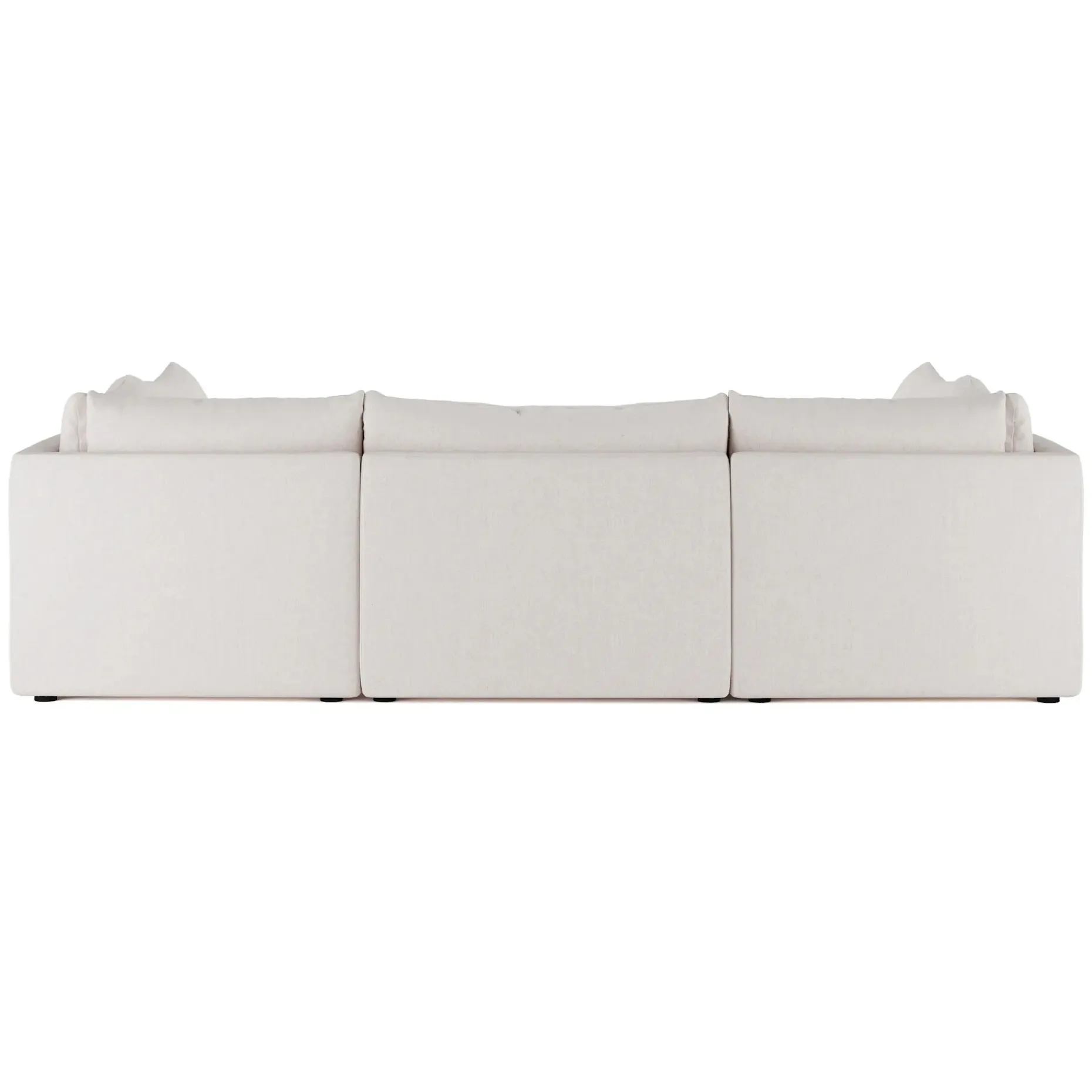 Leigh 121.5" Modular 5-Seater U-Shaped Sectional - Napa White