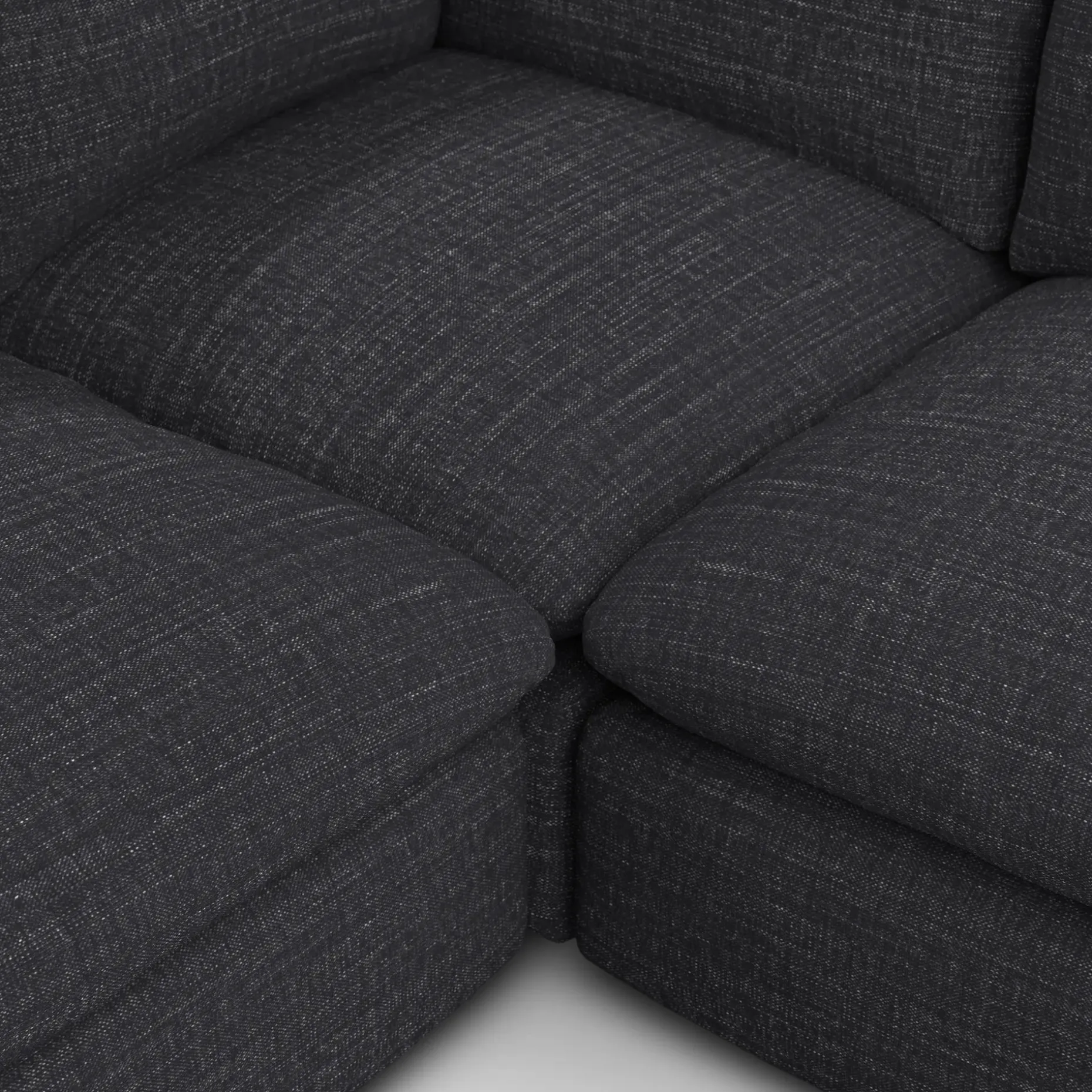 Leigh 121.5" Modular 5-Seater U-Shaped Sectional - Napa Charcoal