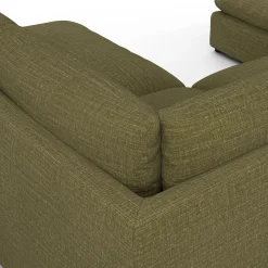 Leigh 121.5" Modular 5-Seater U-Shaped Sectional - Napa Moss