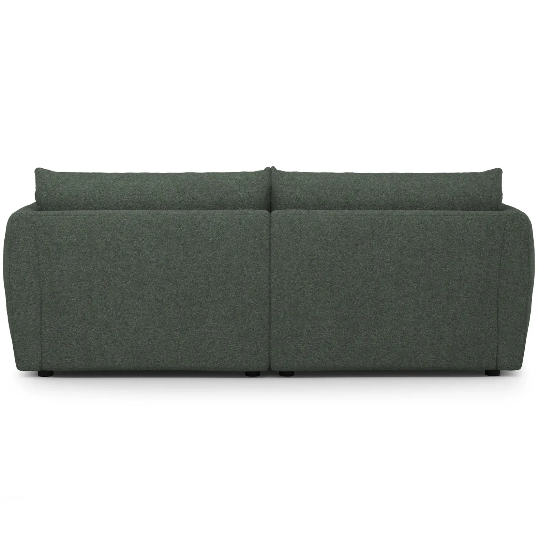 Leigh 92" Modular Sectional - Green Wool Bouclé