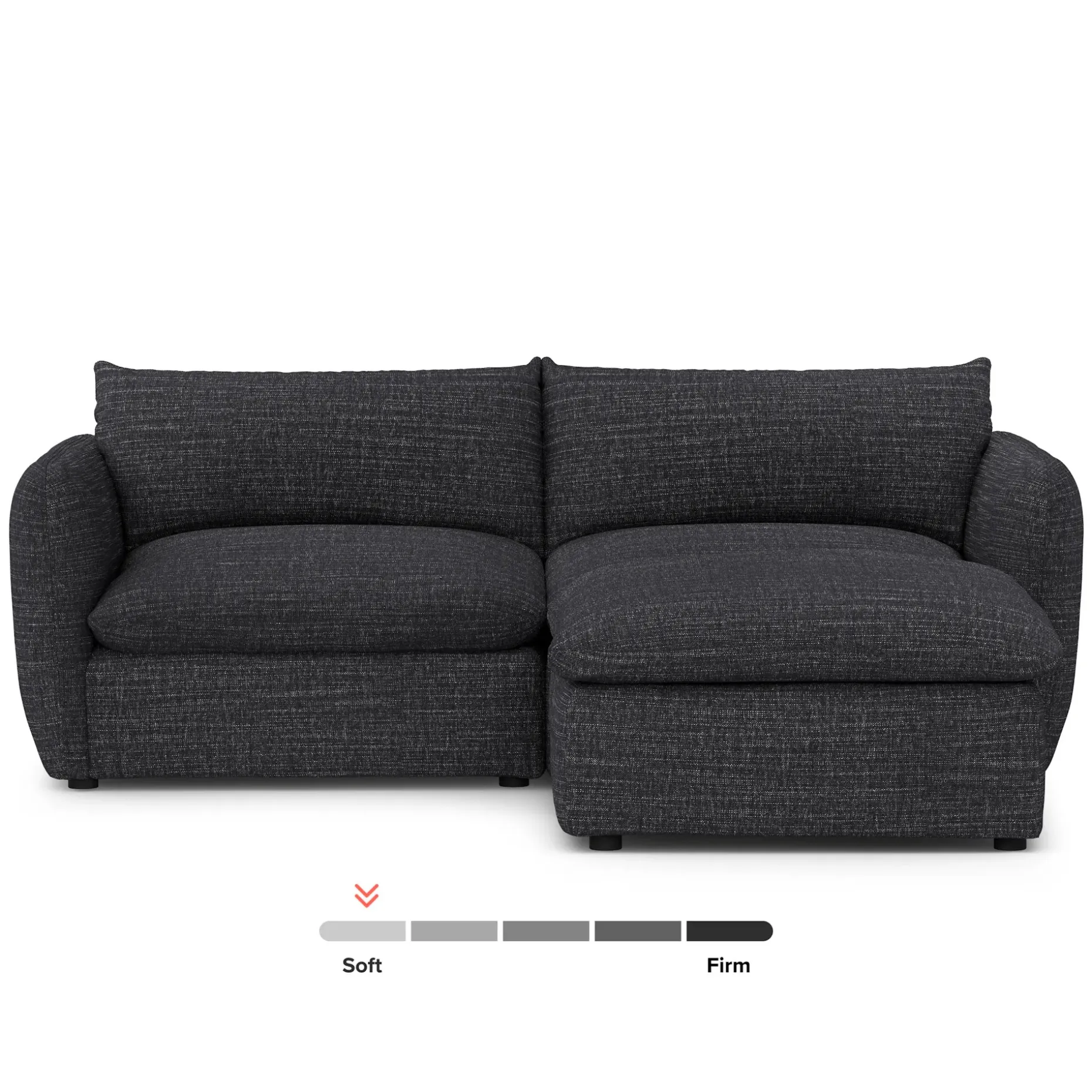 Leigh 92" Modular Sectional - Napa Charcoal