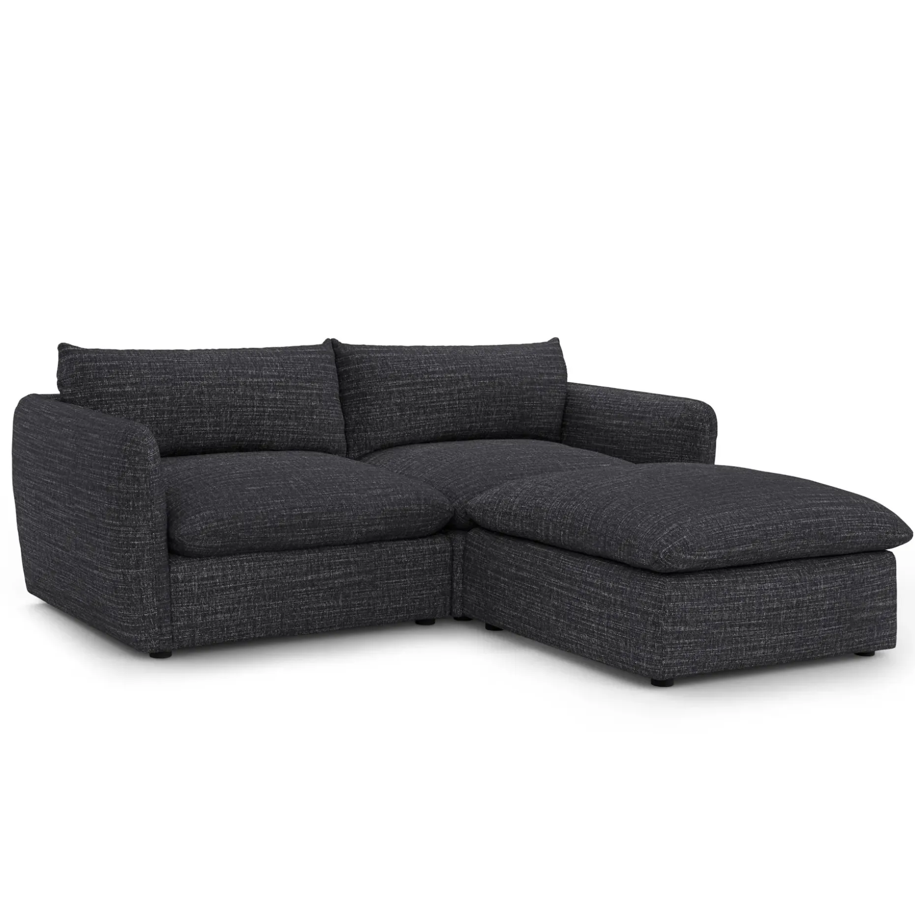 Leigh 92" Modular Sectional - Napa Charcoal