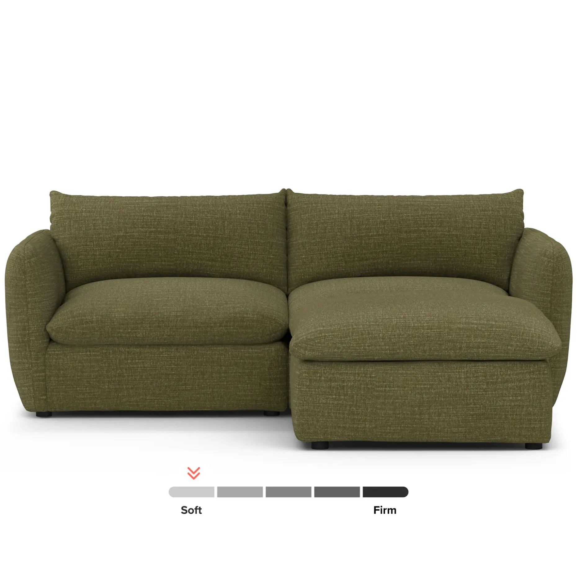 Leigh 92" Modular Sectional - Napa Moss