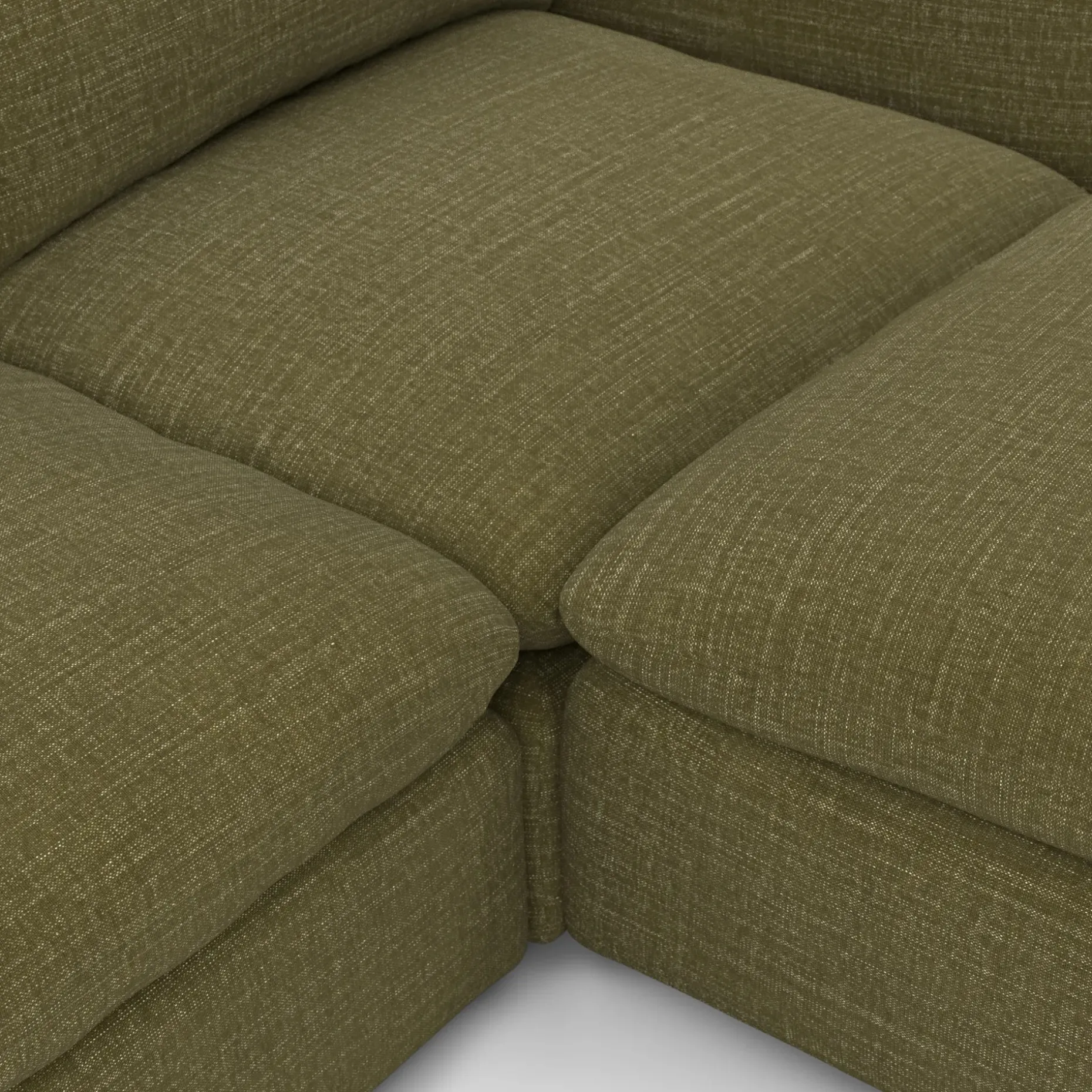Leigh 92" Modular Sectional - Napa Moss