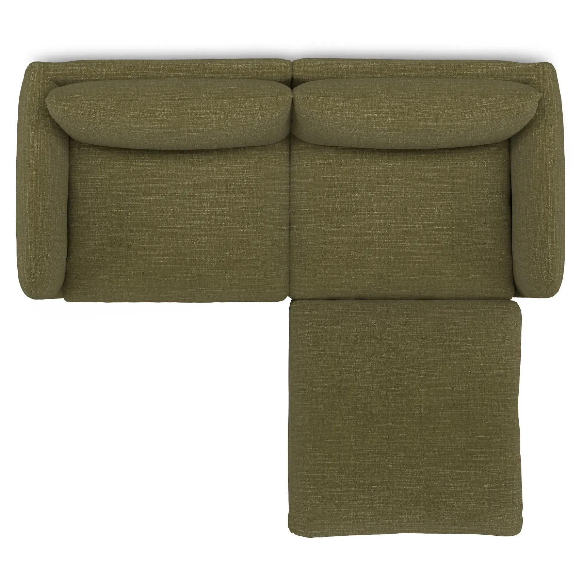 Leigh 92" Modular Sectional - Napa Moss