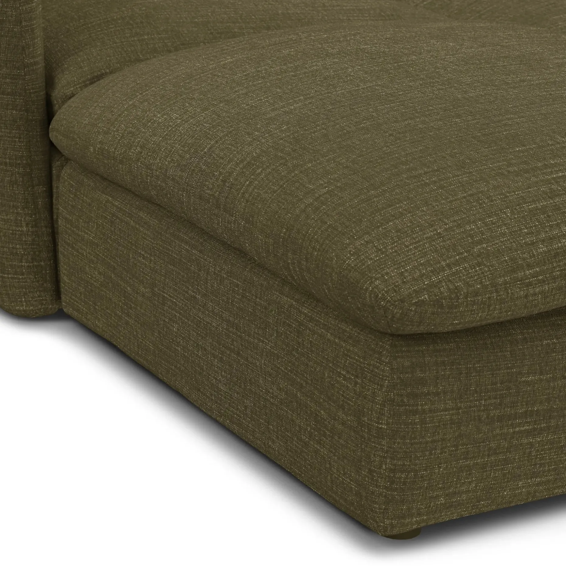 Leigh 131.5" Modular Sectional - Napa Moss
