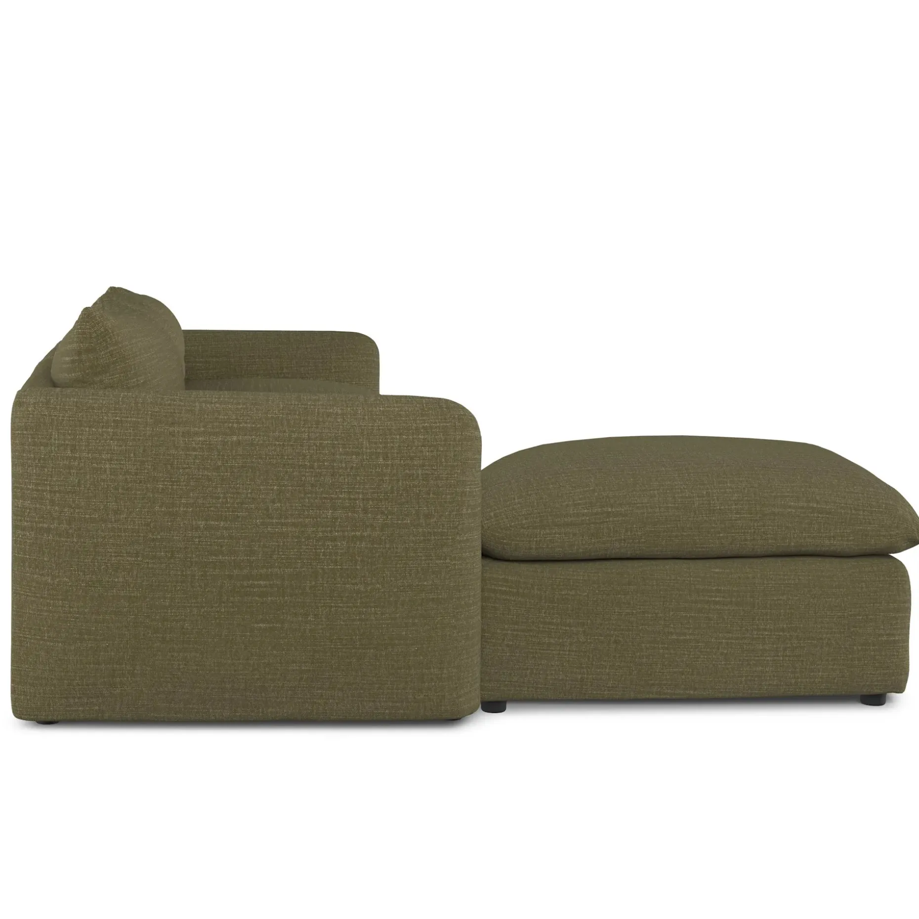 Leigh 131.5" Modular Sectional - Napa Moss