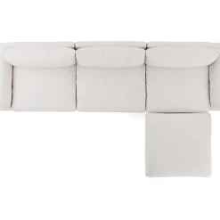Leigh 131.5" Modular Sectional - Napa White