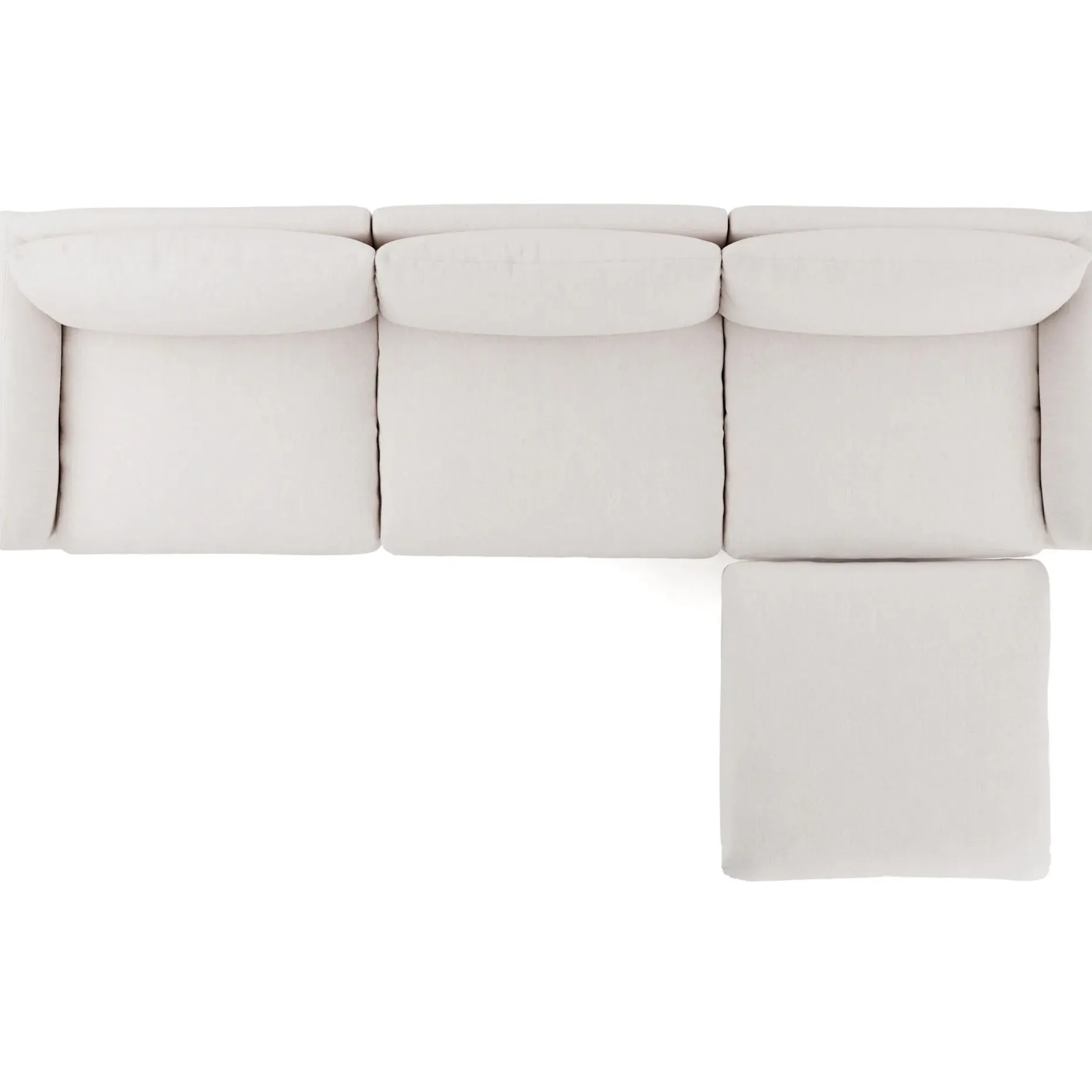 Leigh 131.5" Modular Sectional - Napa White