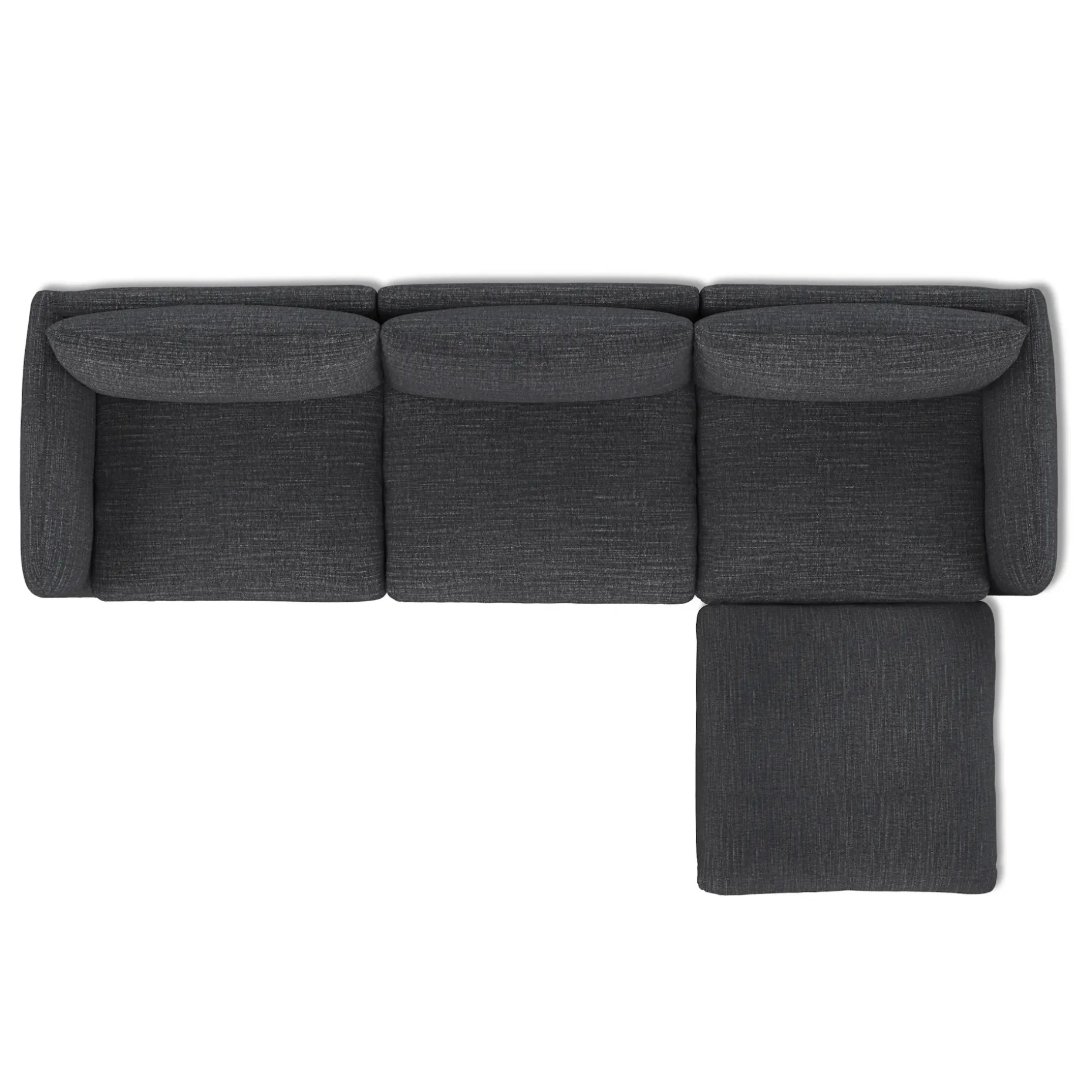 Leigh 131.5" Modular Sectional - Napa Charcoal