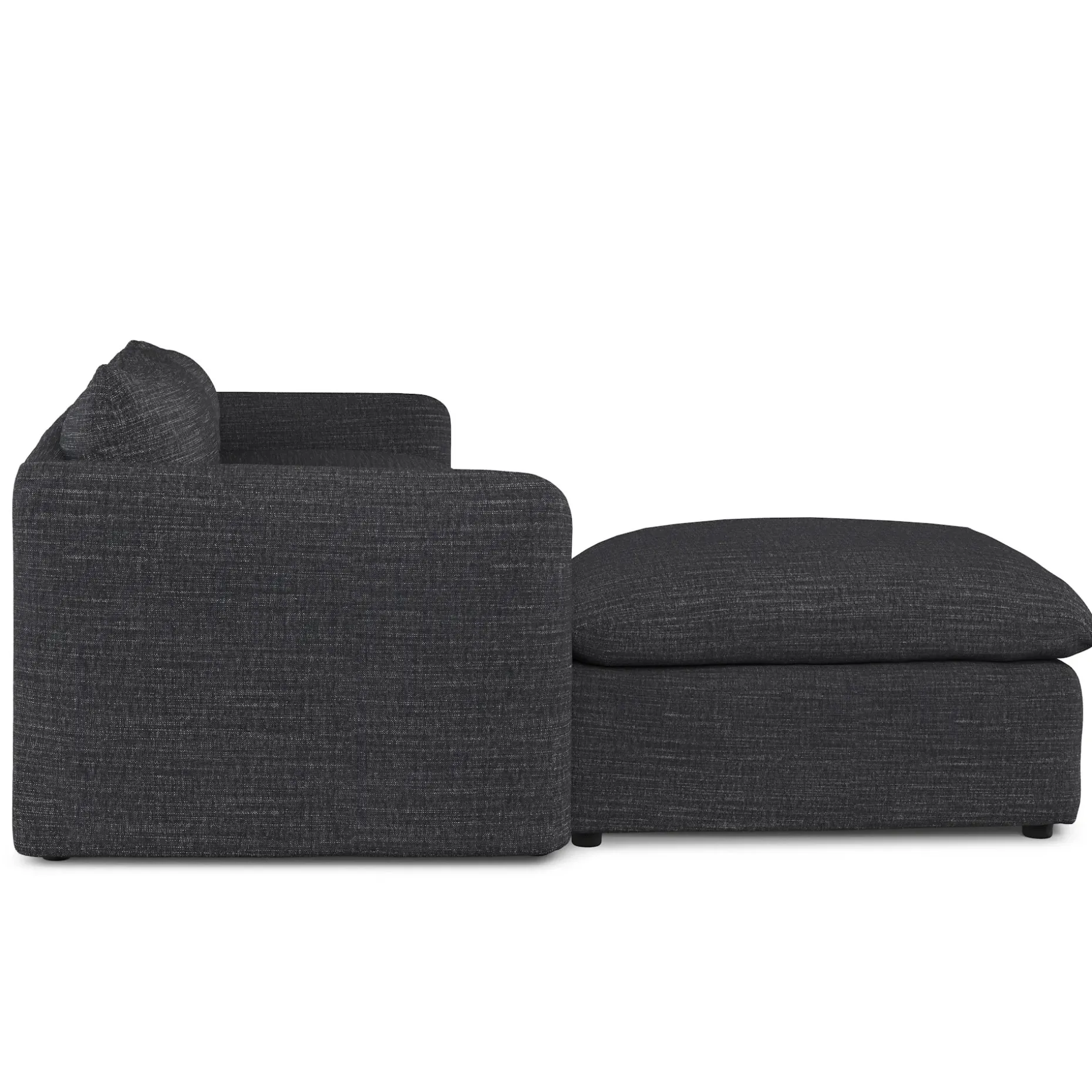 Leigh 131.5" Modular Sectional - Napa Charcoal