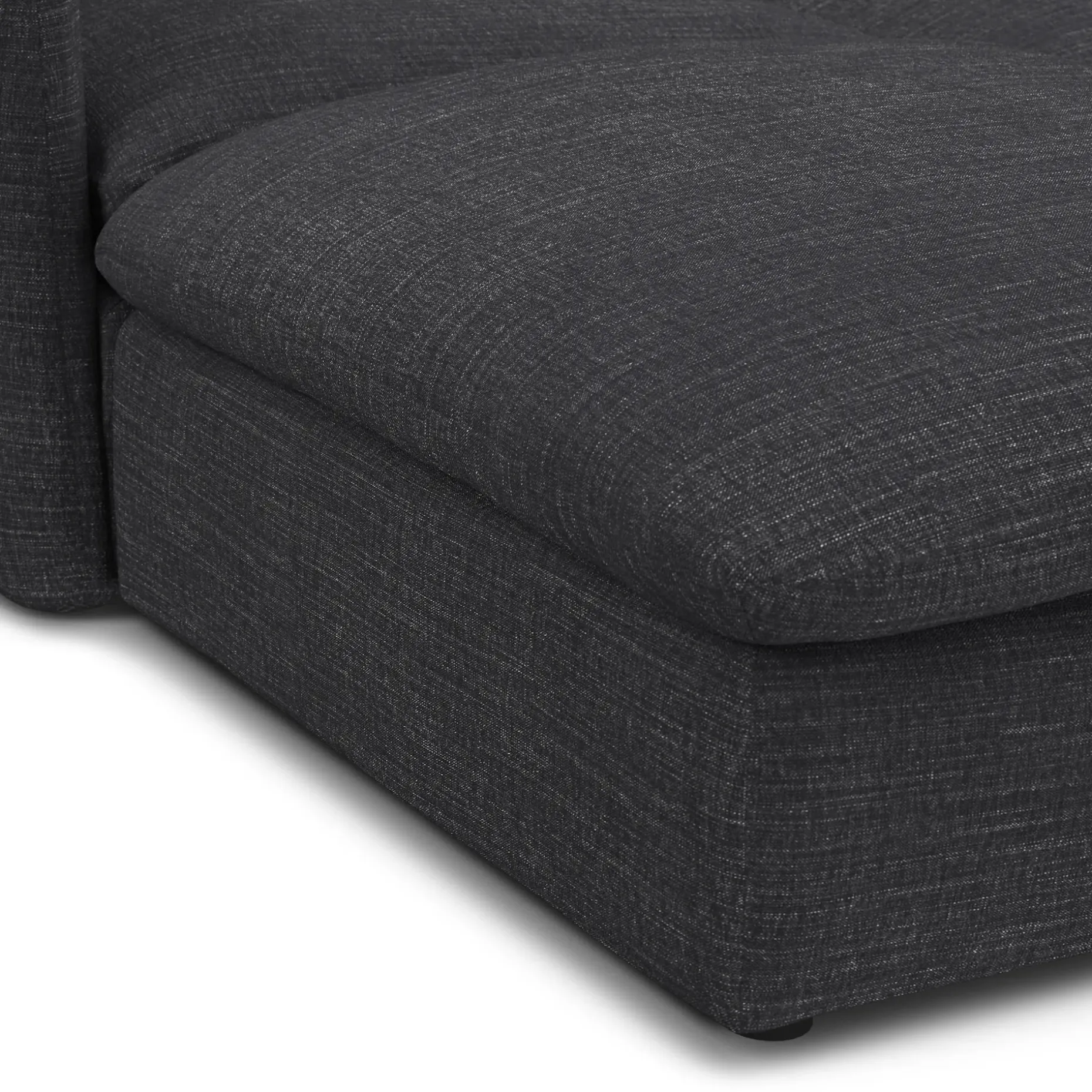 Leigh 131.5" Modular Sectional - Napa Charcoal