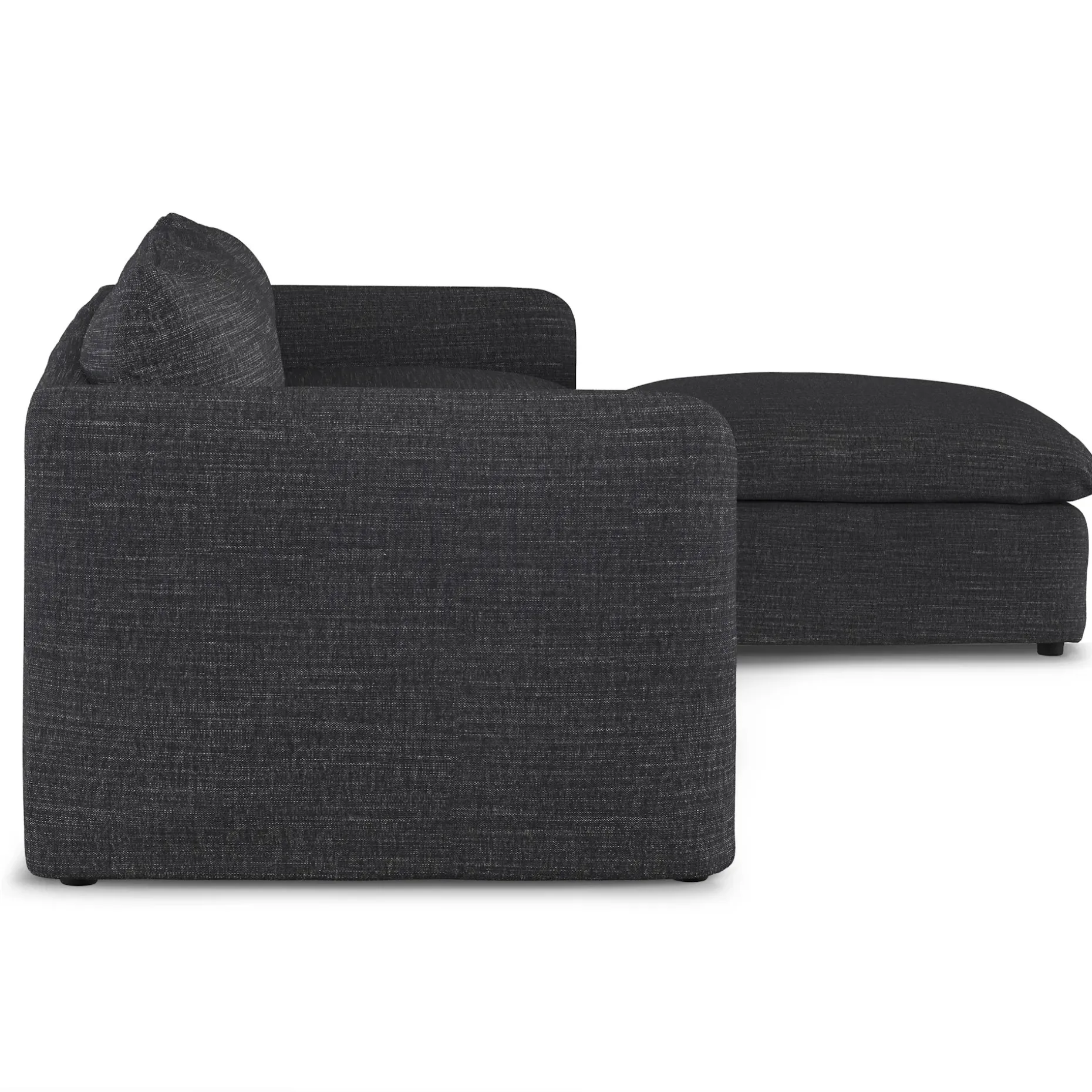Leigh 131.5" Modular Sectional - Napa Charcoal