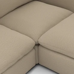 Leigh 92" Modular Sectional - Silver Taupe