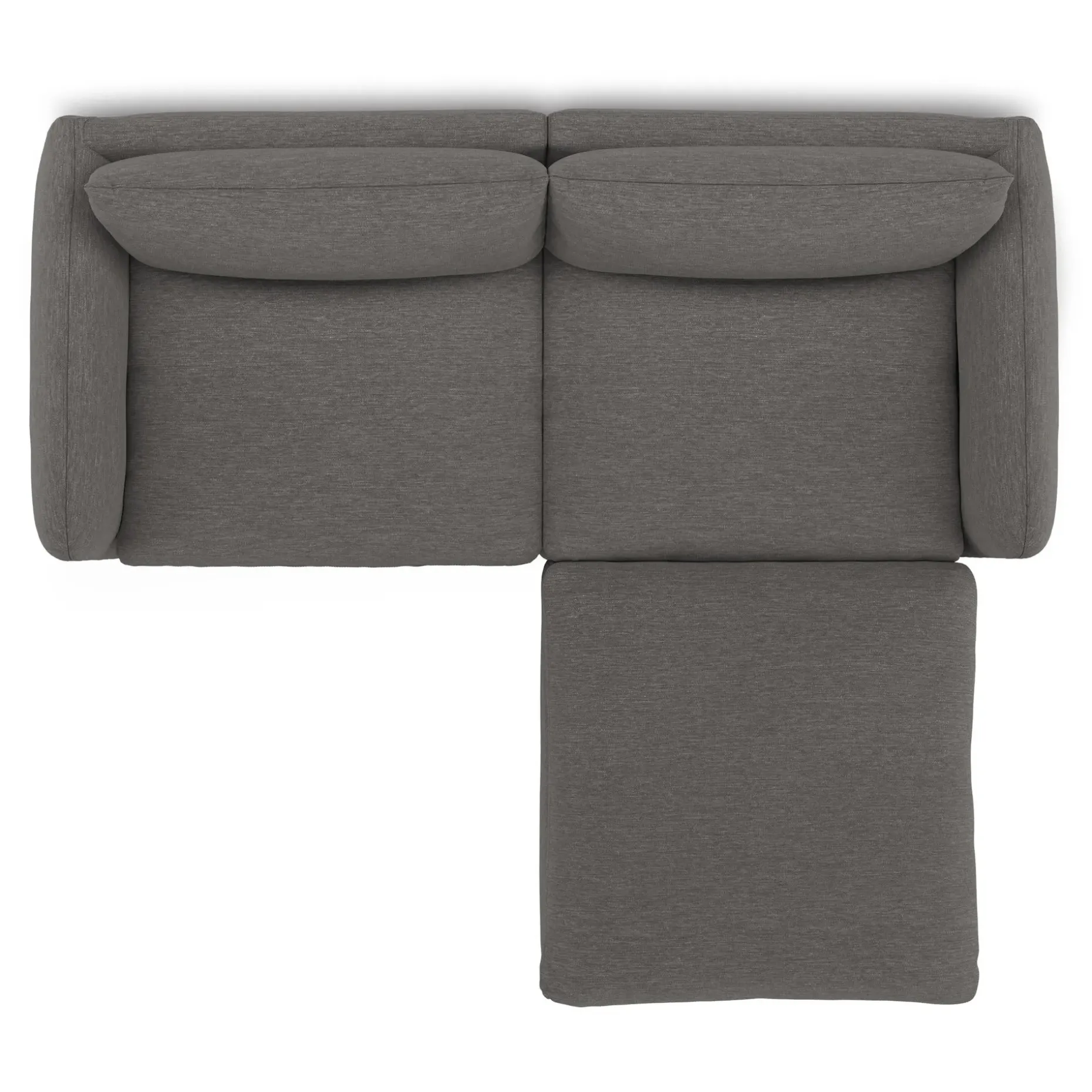 Leigh 92" Modular Sectional - Silver Gray