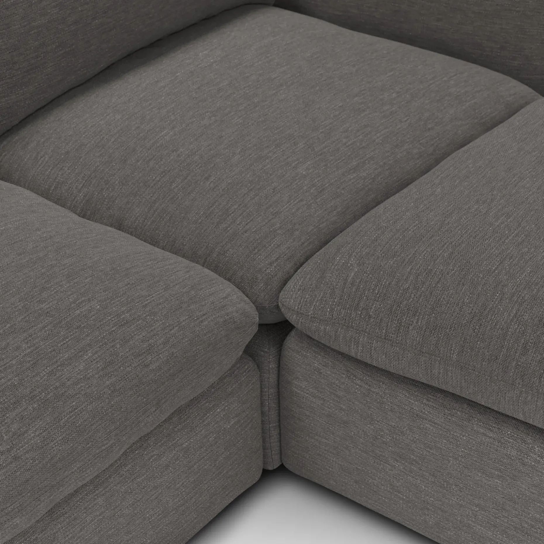 Leigh 92" Modular Sectional - Silver Gray