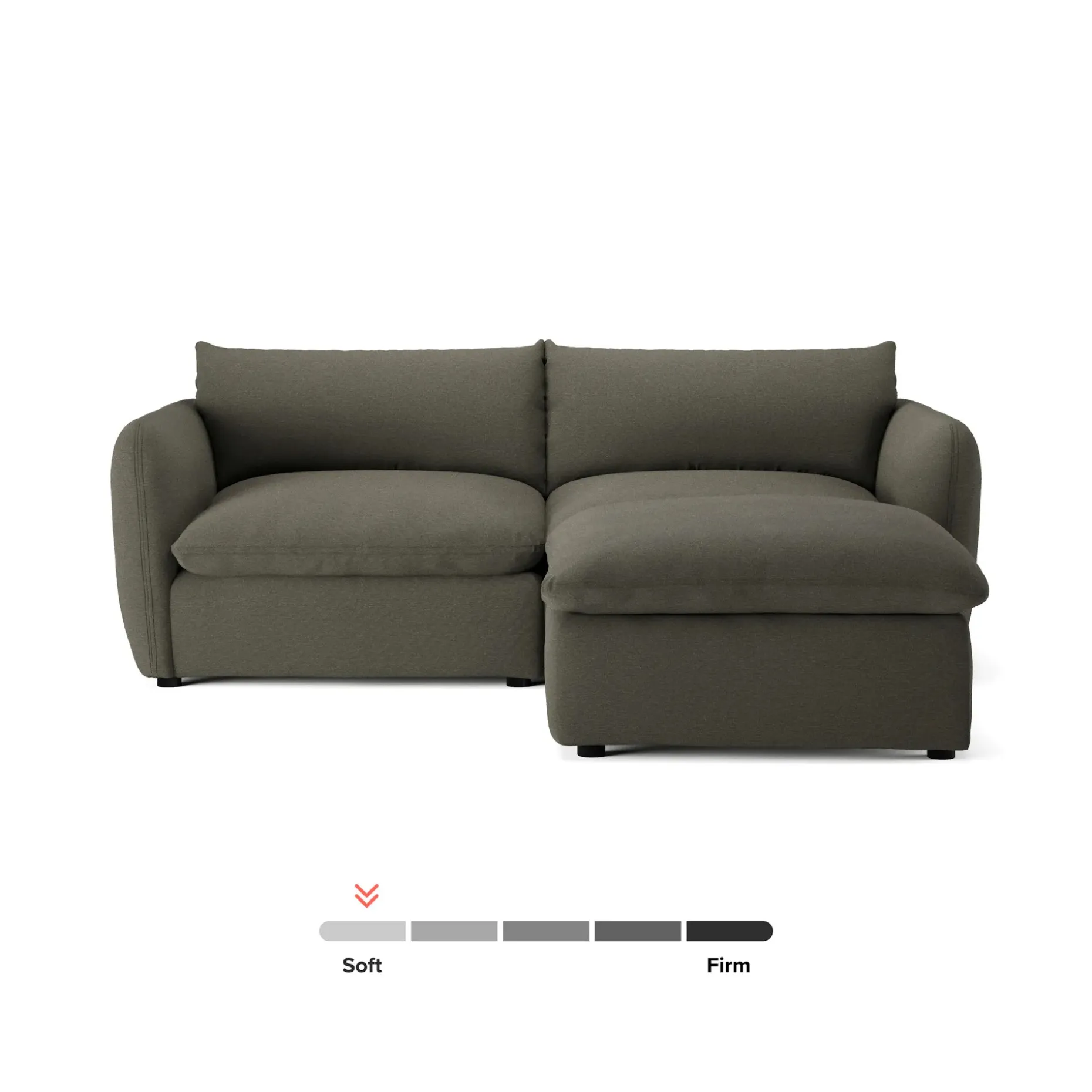 Leigh 92" Modular Sectional - Silver Moss