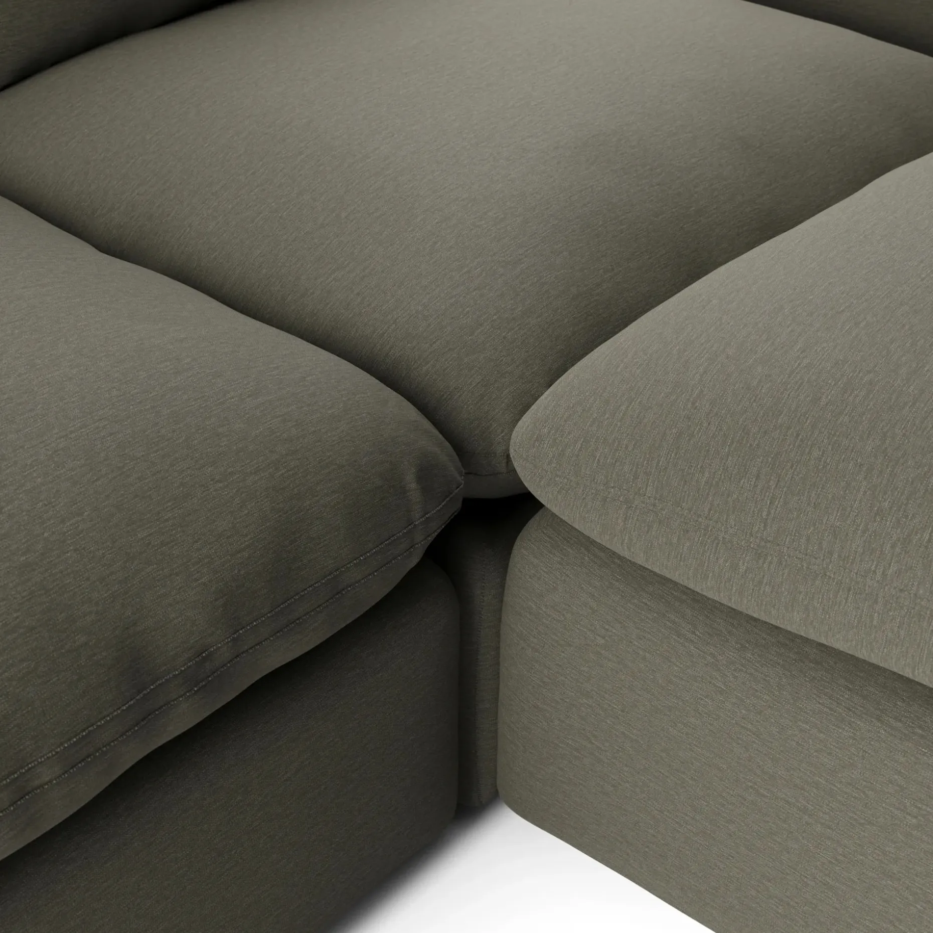 Leigh 92" Modular Sectional - Silver Moss