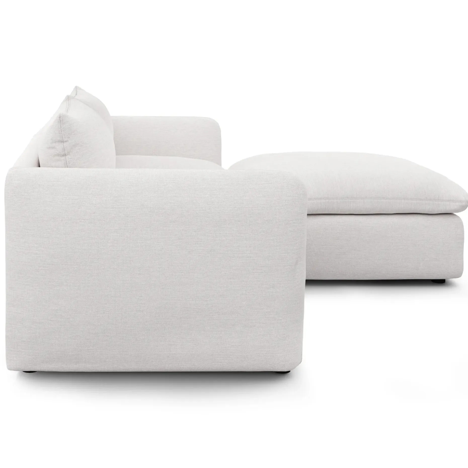 Leigh 92" Modular Sectional - Silver Ivory