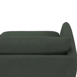 Leigh 92" Modular Sofa - Green Wool Bouclé