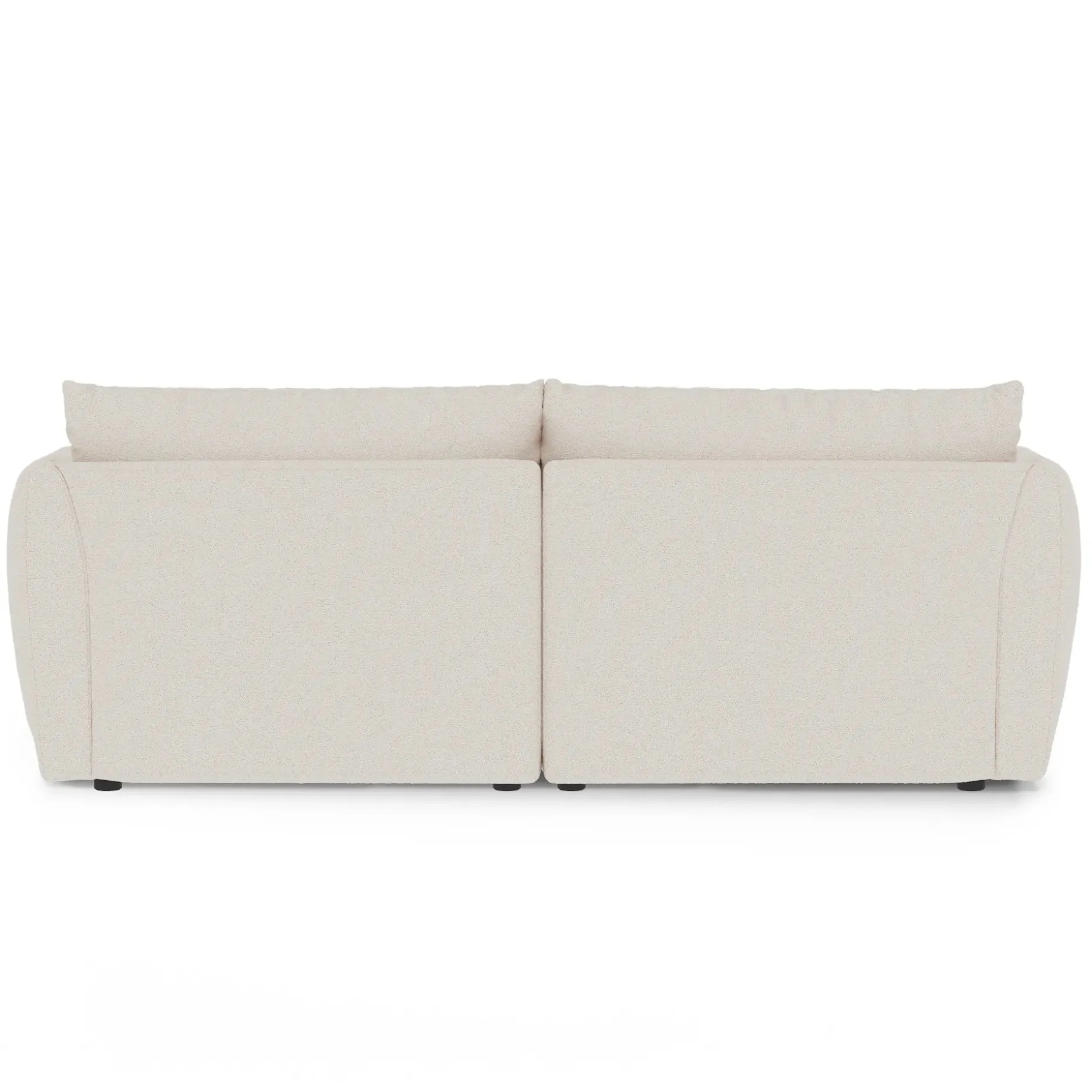Leigh 92" Modular Sofa - Ivory Wool Bouclé
