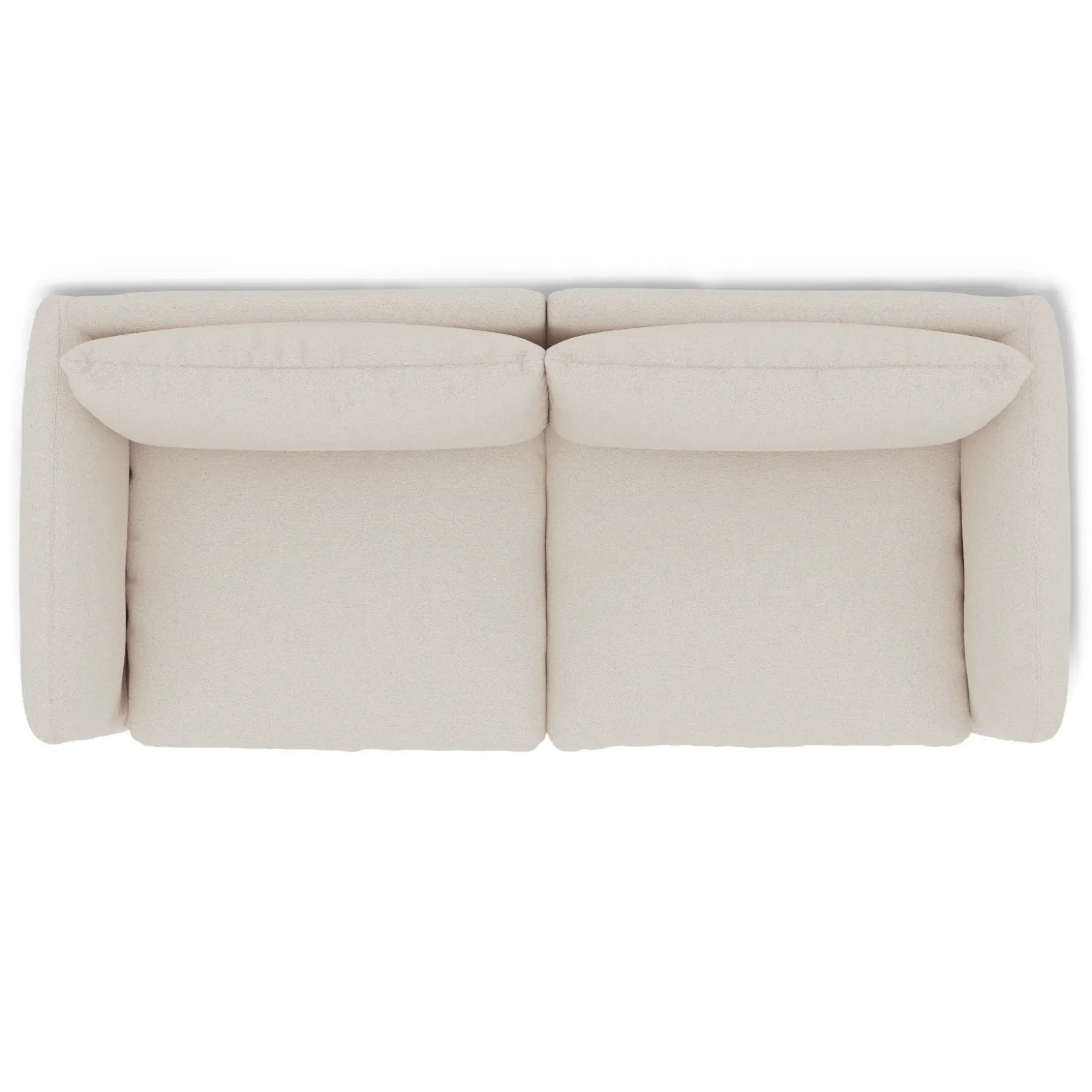 Leigh 92" Modular Sofa - Ivory Wool Bouclé