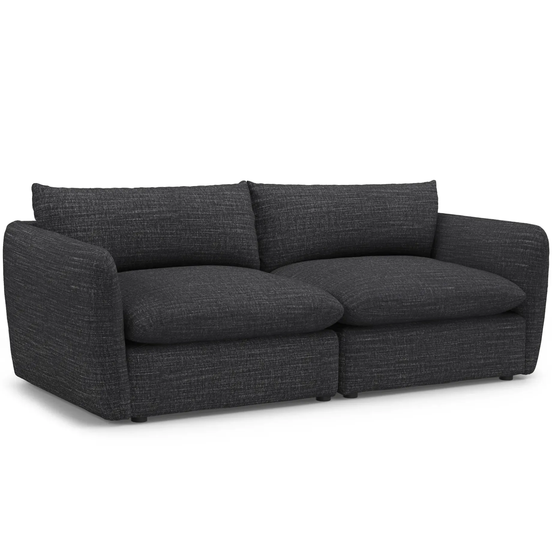 Leigh 92" Modular Sofa - Napa Charcoal