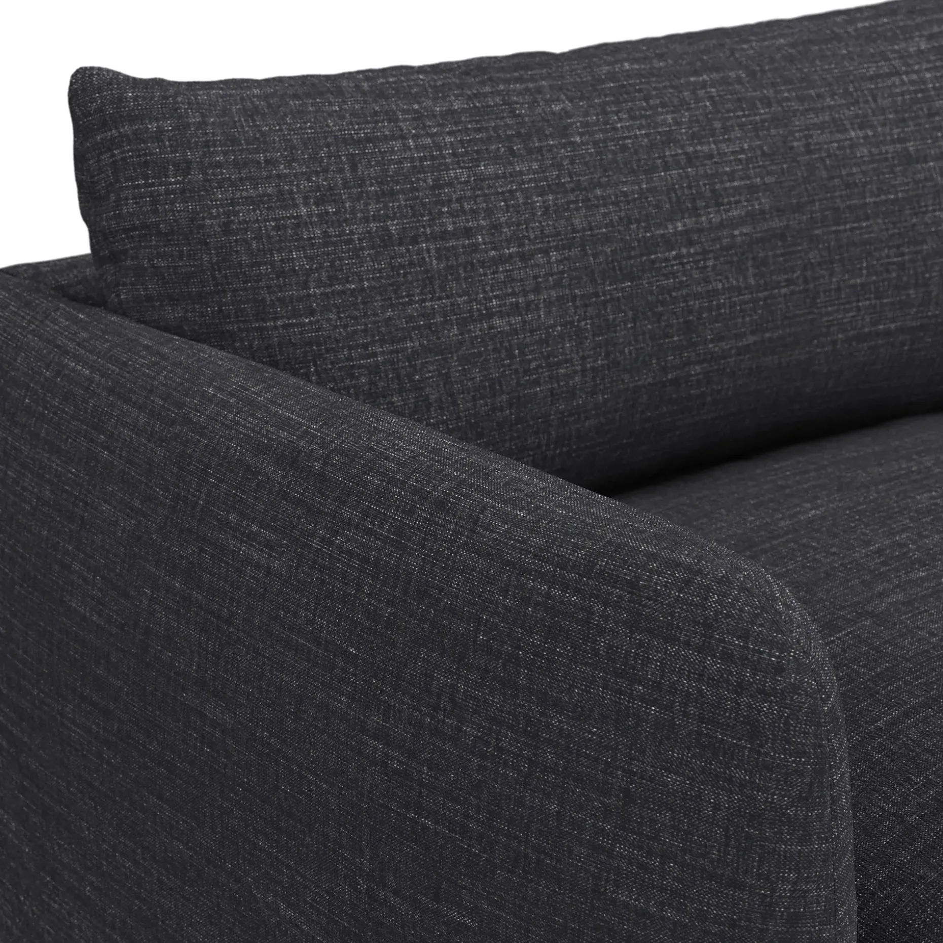 Leigh 92" Modular Sofa - Napa Charcoal