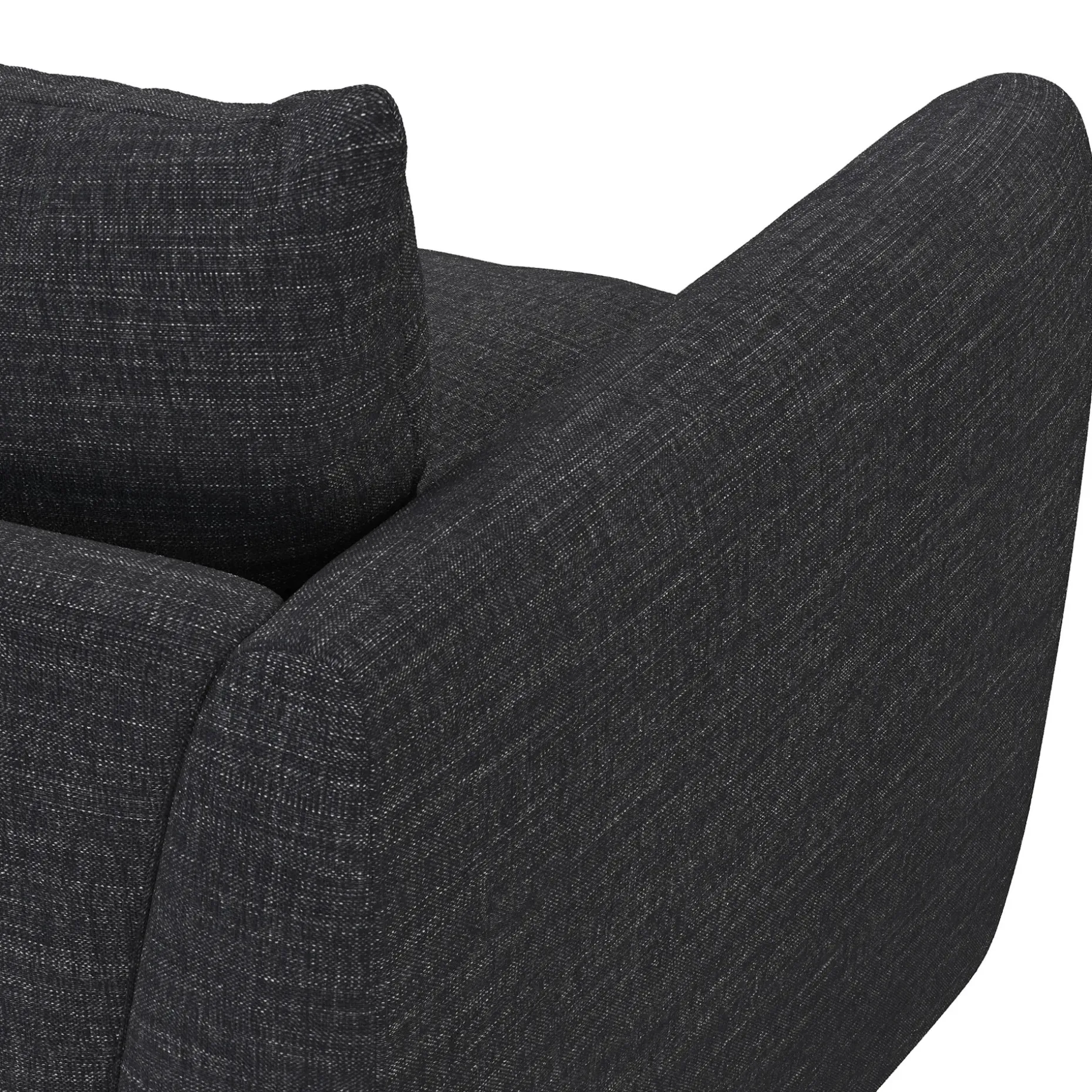 Leigh 92" Modular Sofa - Napa Charcoal
