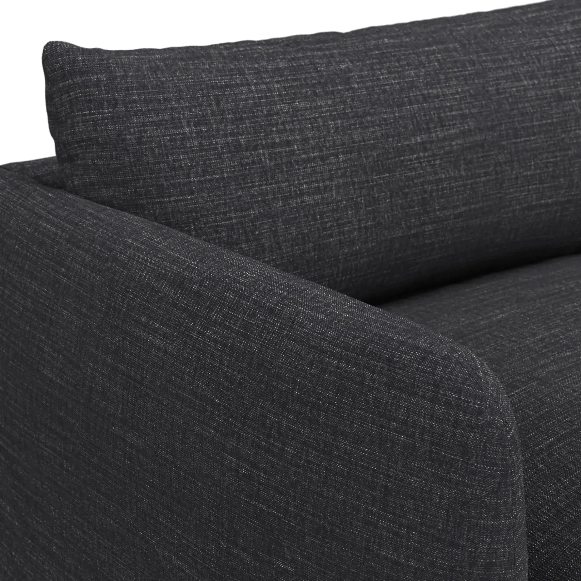 Leigh 131.5" Modular Sofa - Napa Charcoal