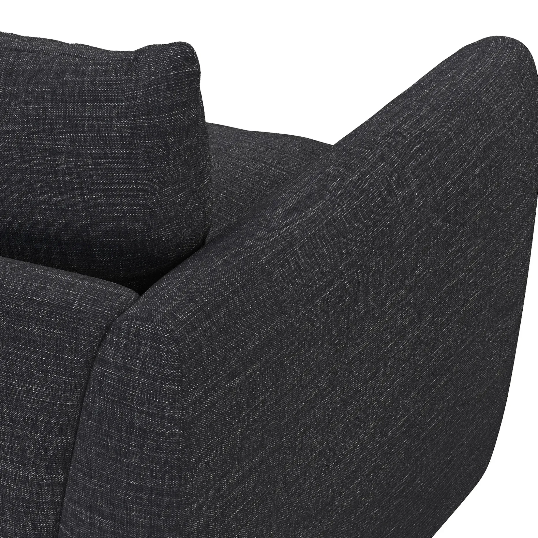 Leigh 131.5" Modular Sofa - Napa Charcoal