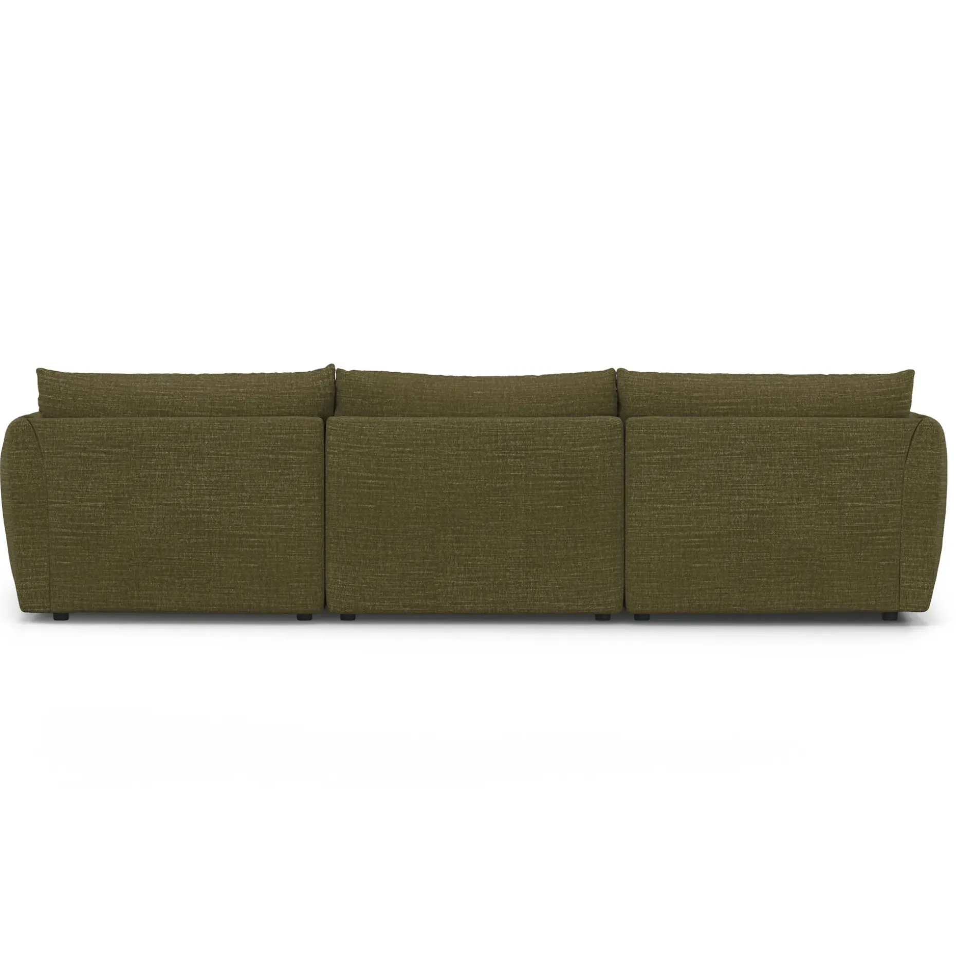Leigh 131.5" Modular Sofa - Napa Moss