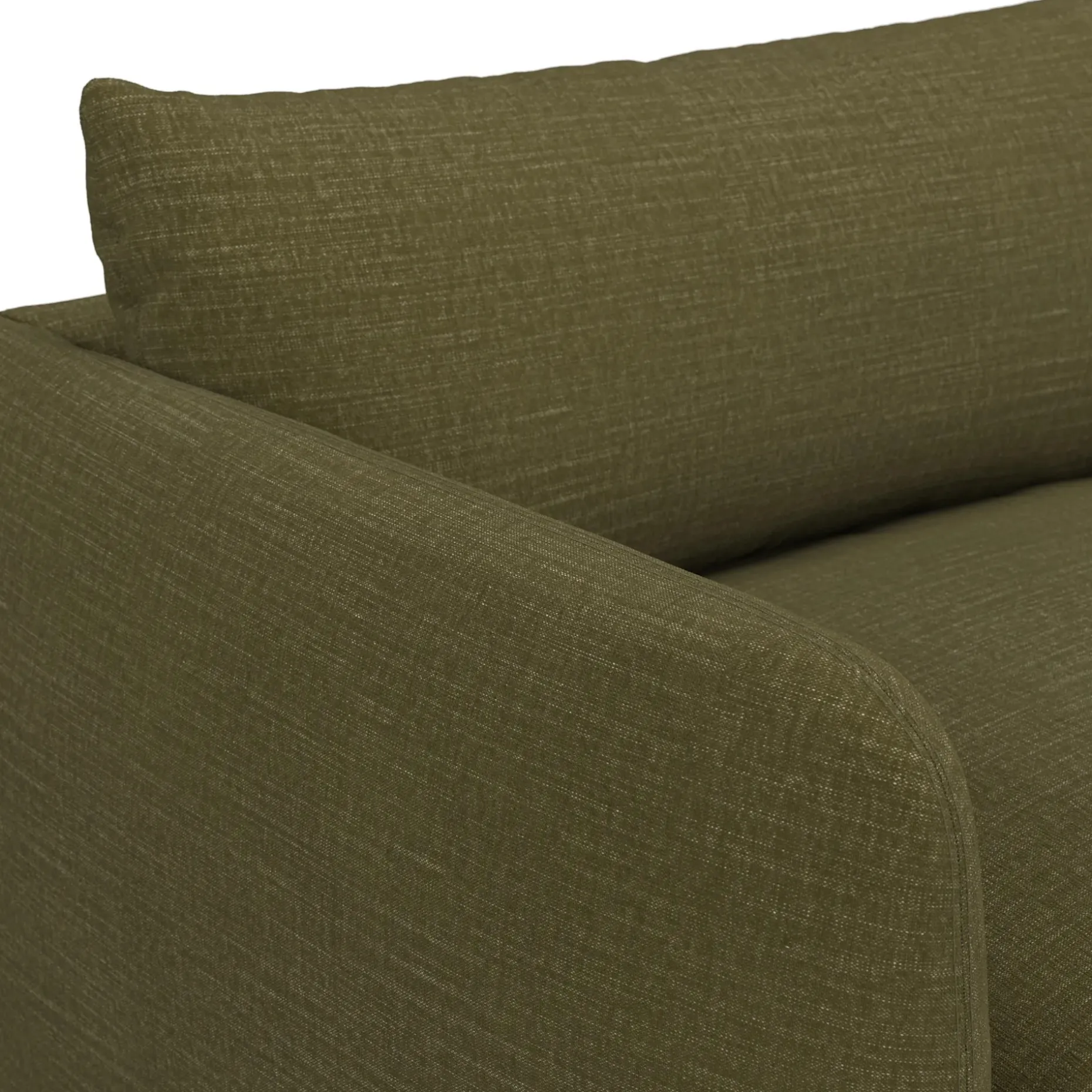Leigh 131.5" Modular Sofa - Napa Moss