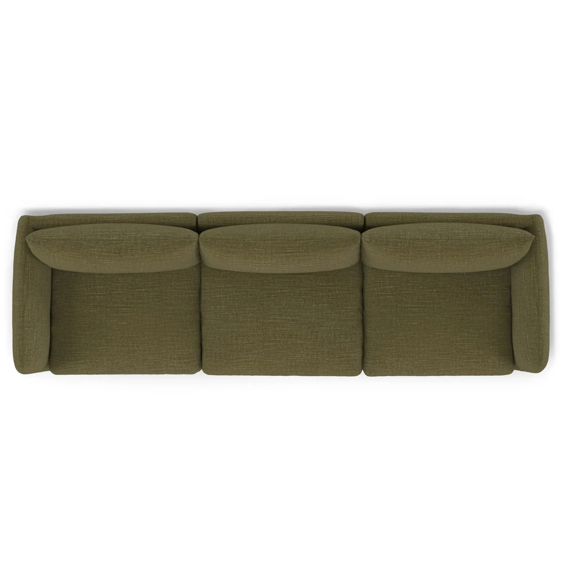 Leigh 131.5" Modular Sofa - Napa Moss