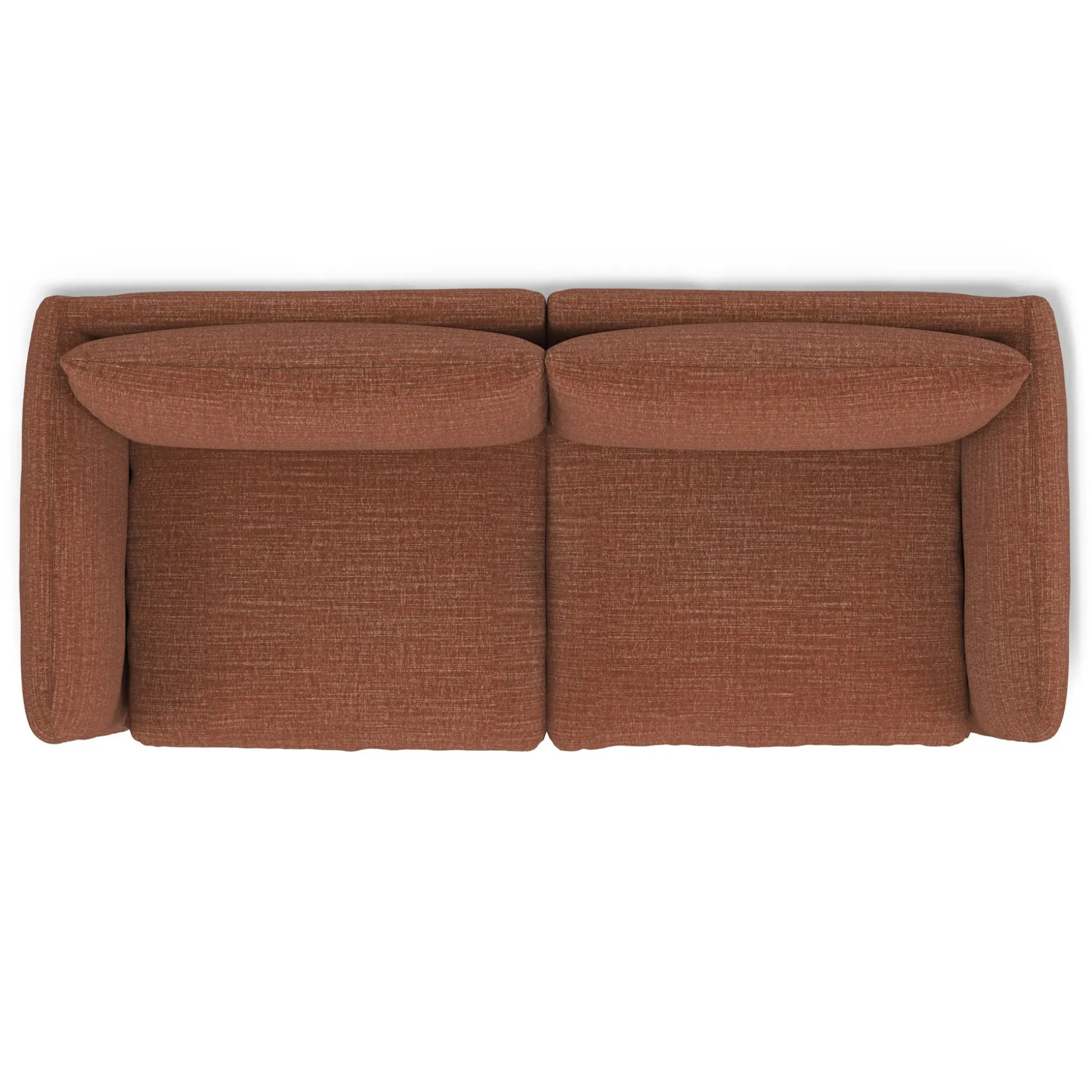 Leigh 92" Modular Sofa - Napa Rust