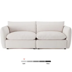 Leigh 92" Modular Sofa - Napa White