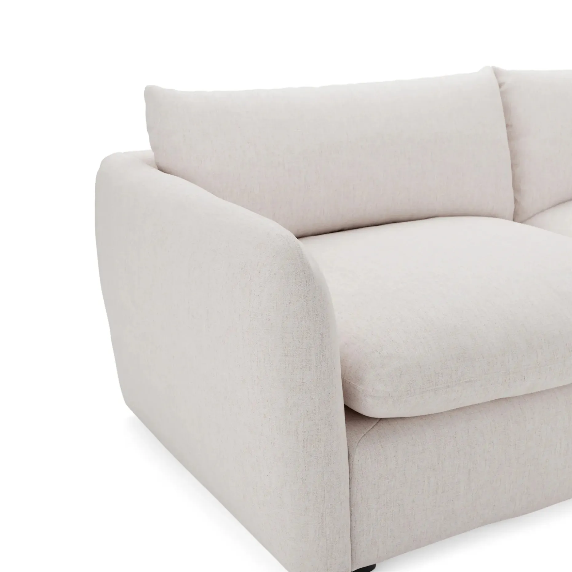 Leigh 92" Modular Sofa - Napa White