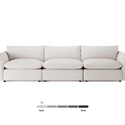 Leigh 131.5" Modular Sofa - Napa White