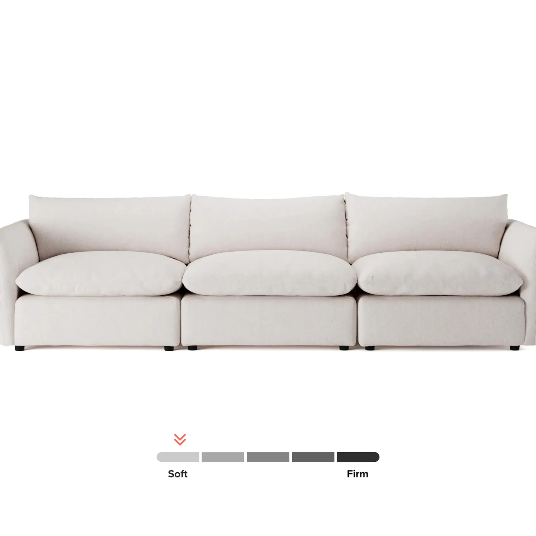 Leigh 131.5" Modular Sofa - Napa White
