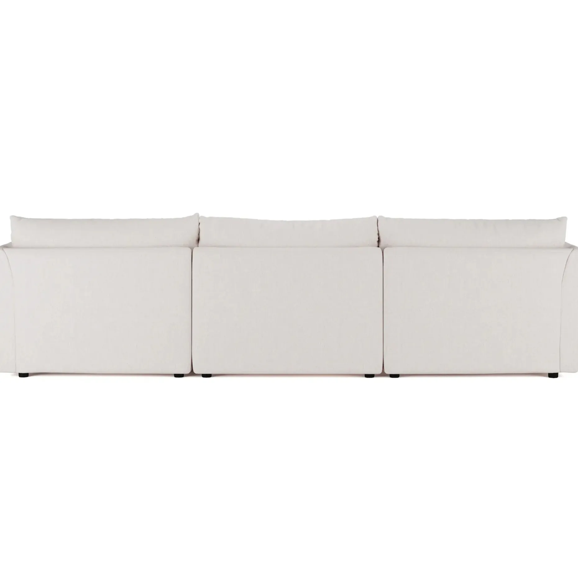 Leigh 131.5" Modular Sofa - Napa White