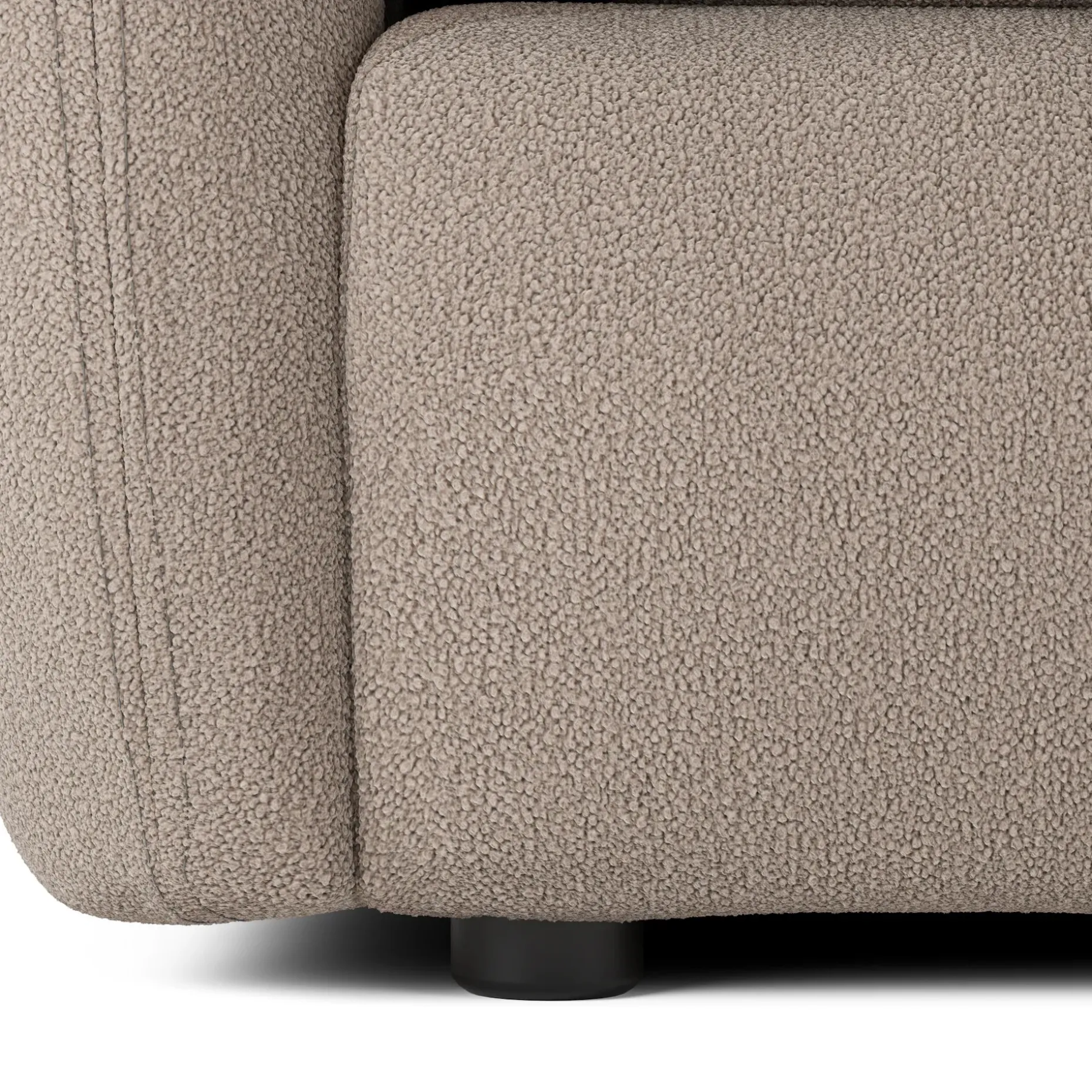 Leigh 92" Modular Sofa - Sandstone Wool Bouclé