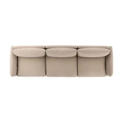 Leigh 131.5" Modular Sofa - Sandstone Wool Bouclé