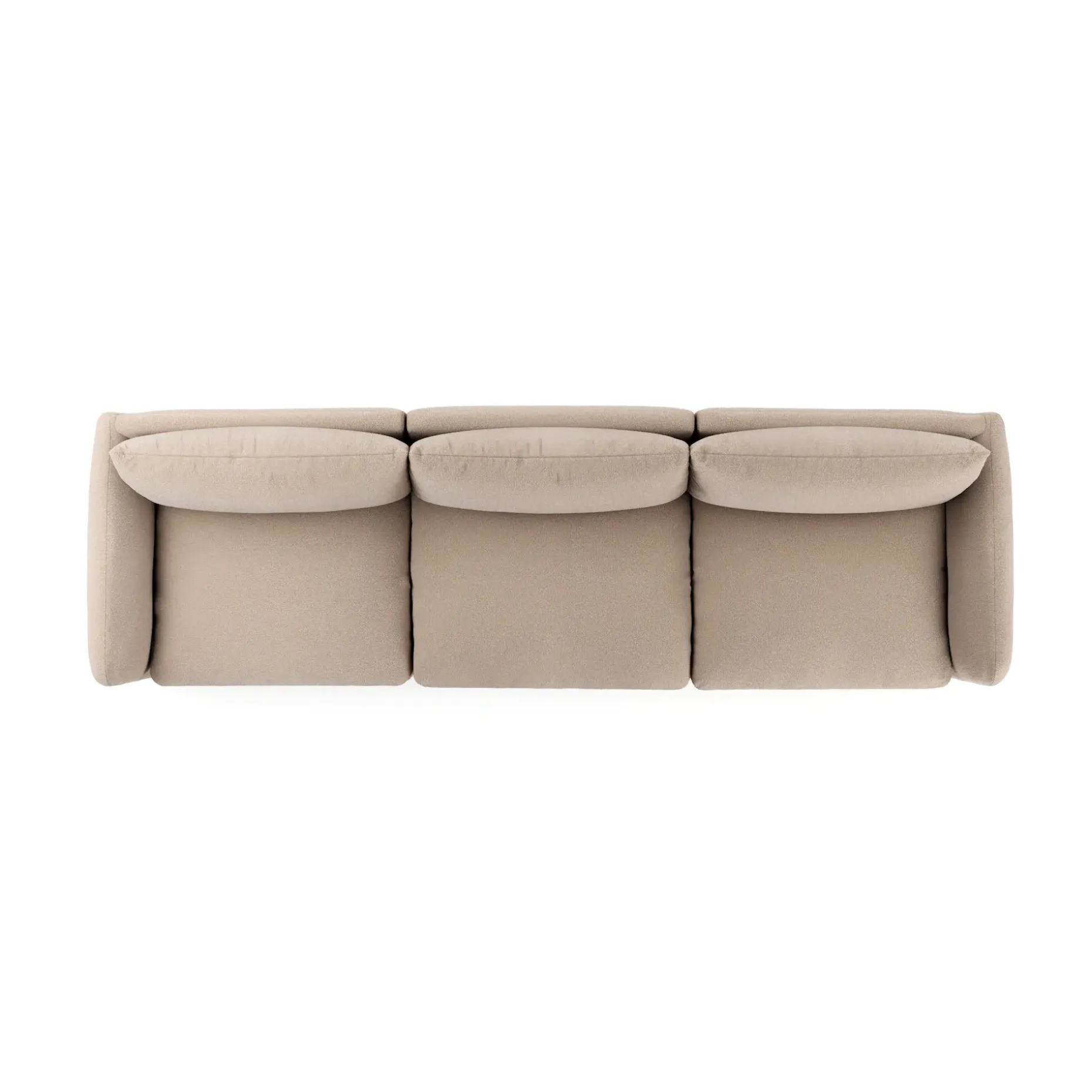 Leigh 131.5" Modular Sofa - Sandstone Wool Bouclé