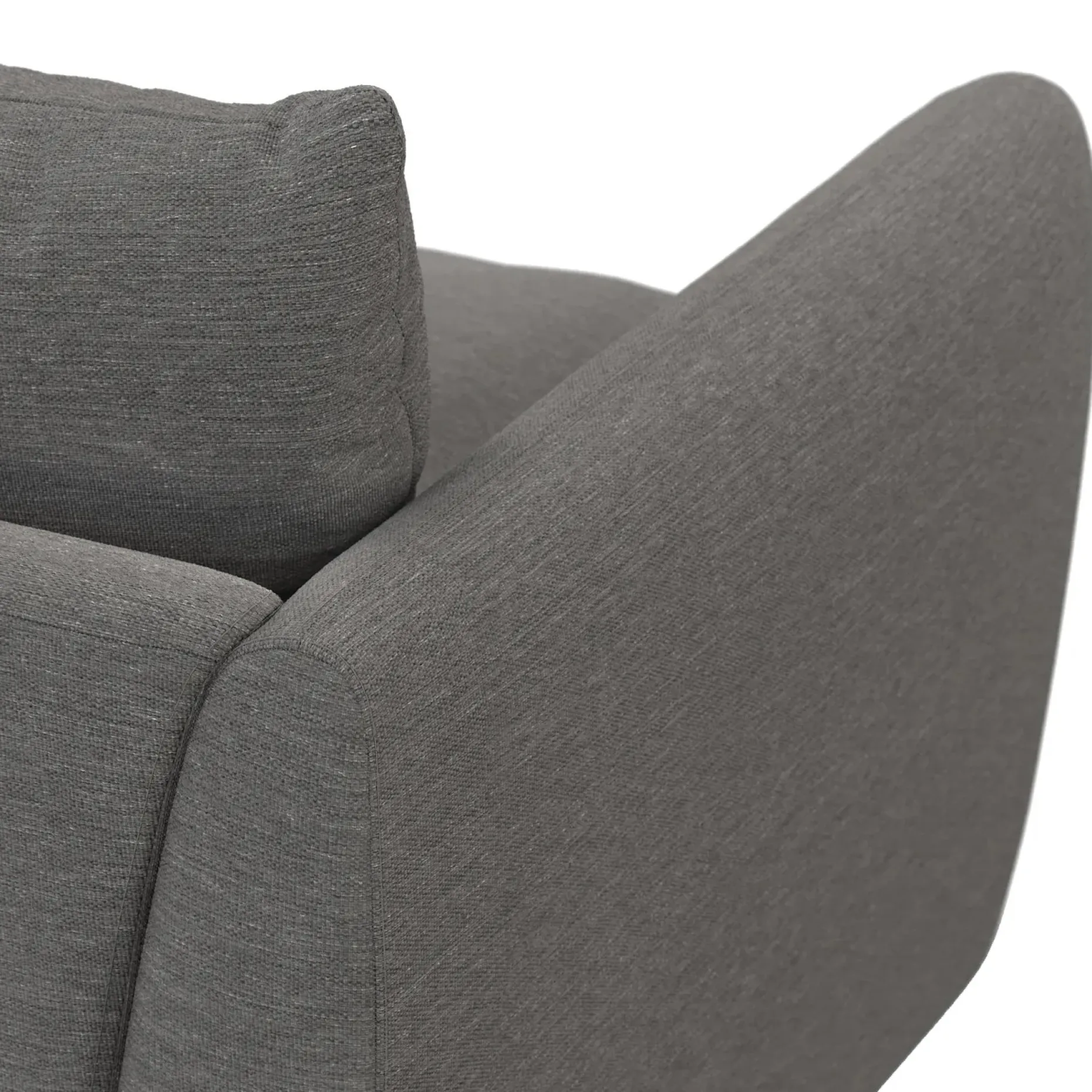 Leigh 92" Modular Sofa - Silver Gray