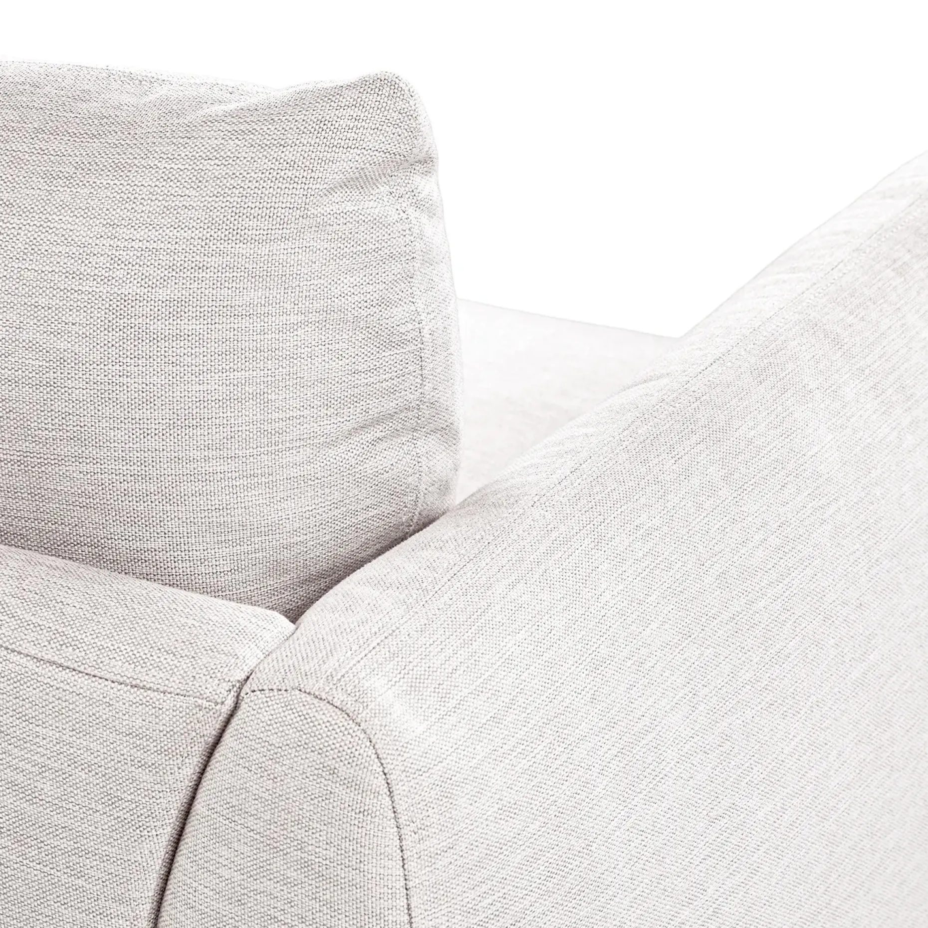Leigh 92" Modular Sofa - Silver Ivory