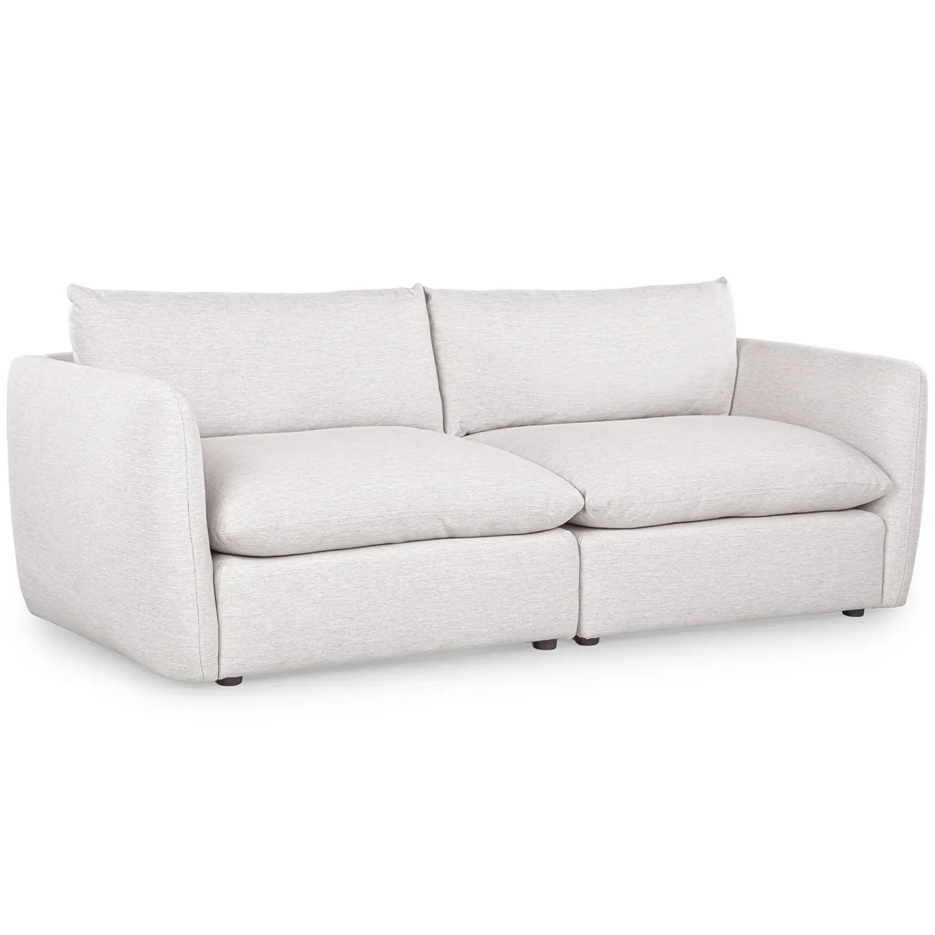 Leigh 92" Modular Sofa - Silver Ivory