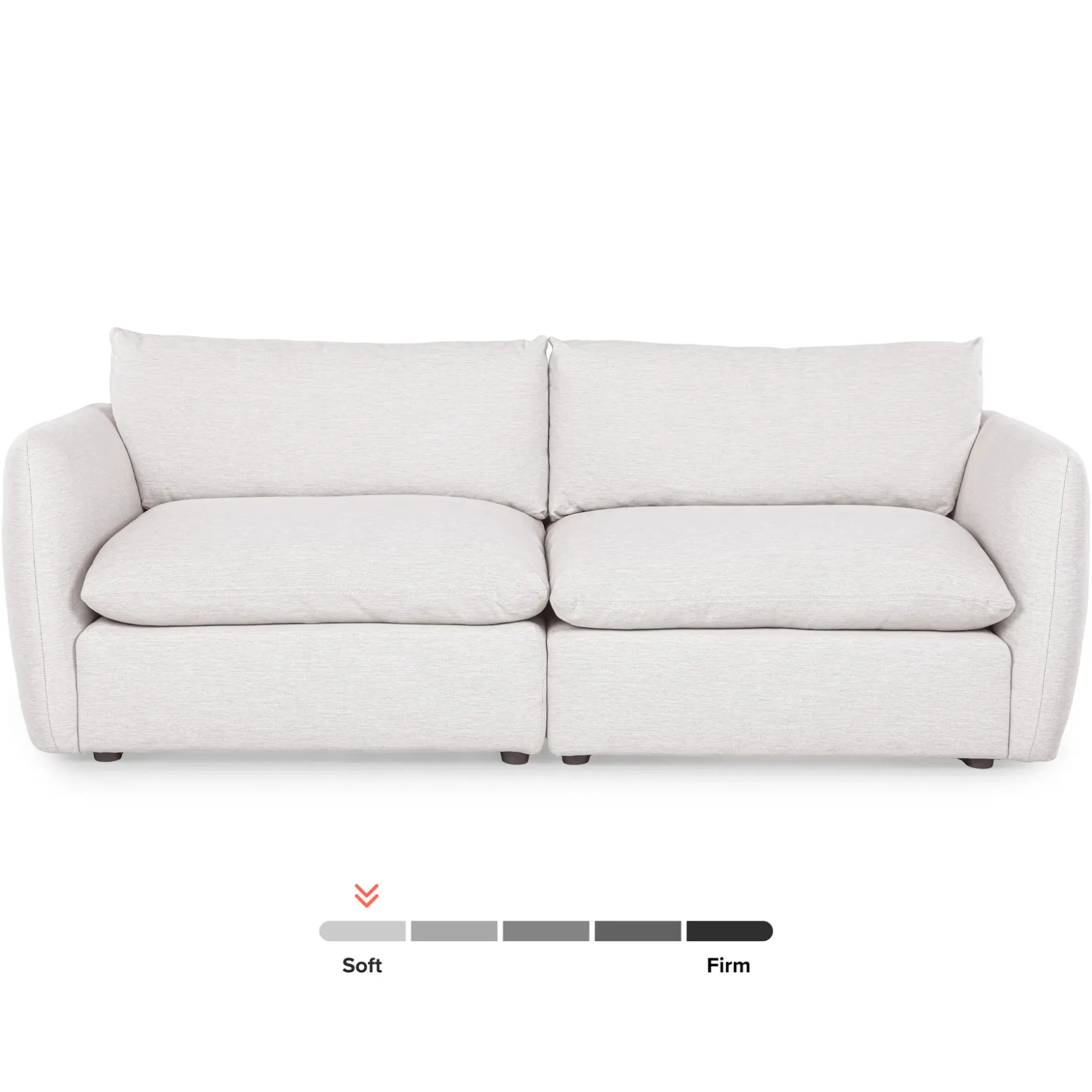 Leigh 92" Modular Sofa - Silver Ivory