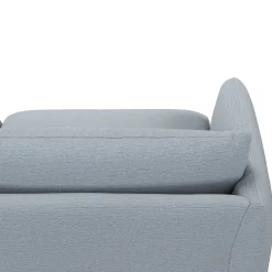 Leigh 92" Modular Sofa - Silver Light Blue