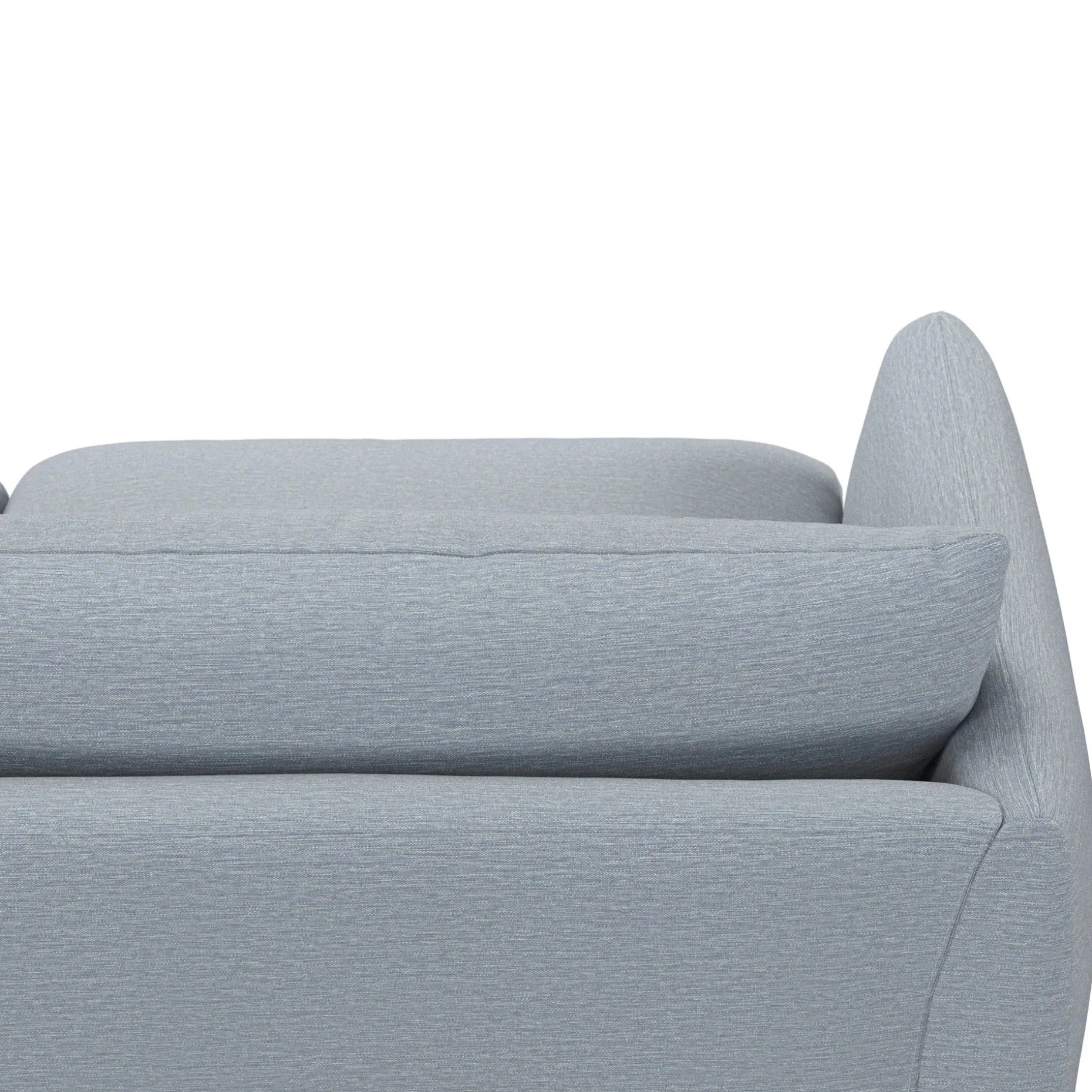 Leigh 92" Modular Sofa - Silver Light Blue